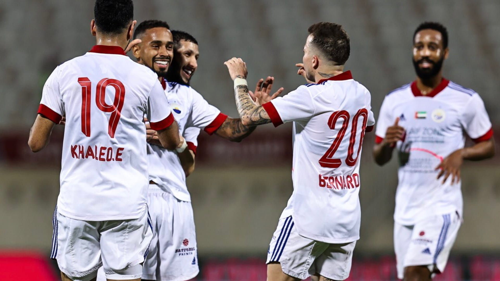 صورة بعنوان: الشارقة يفوز على العروبة بخماسية نظيفة في دوري أدنوك للمحترفين 