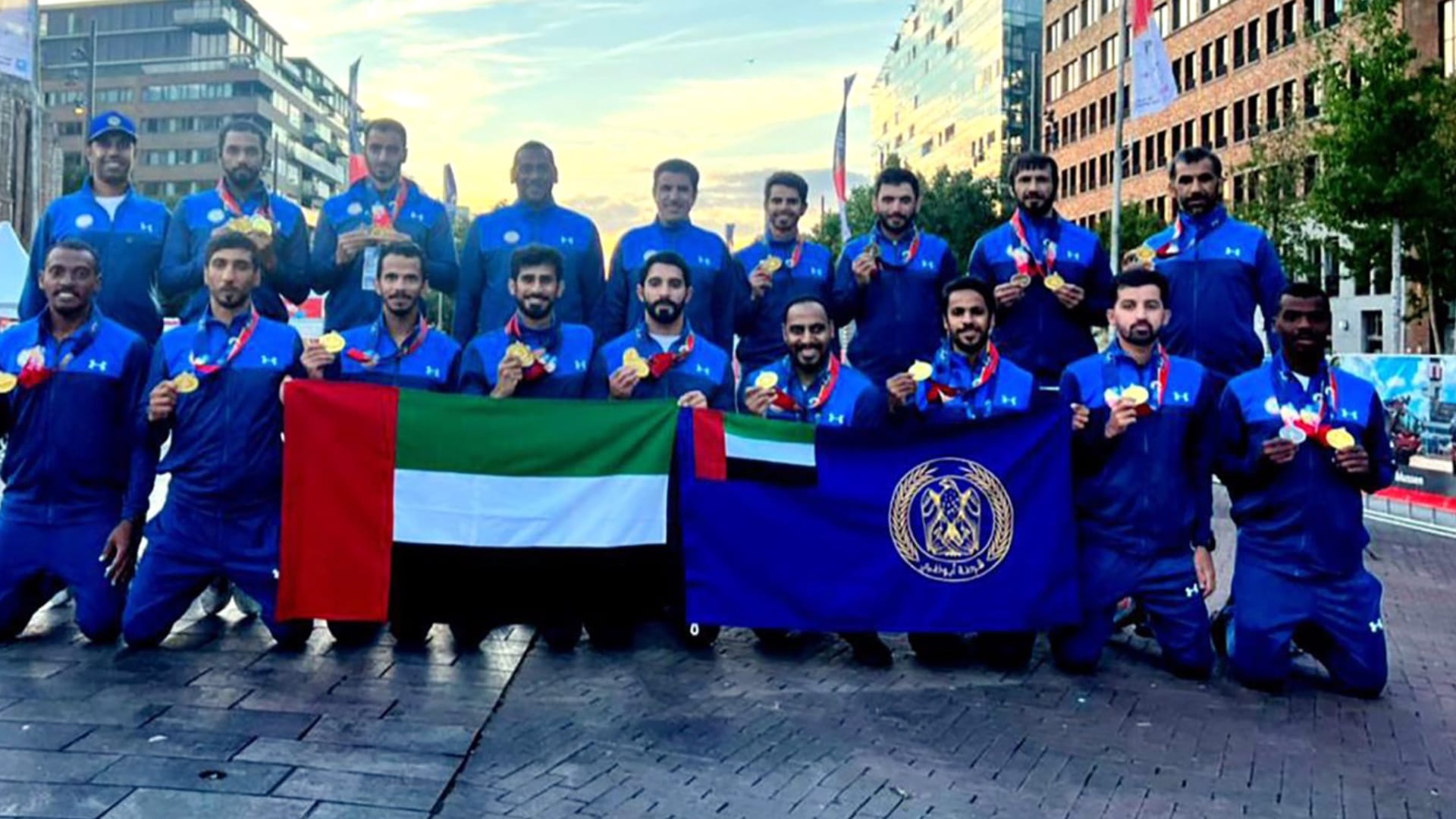 صورة بعنوان: شرطة أبوظبي تخطف 40 ميدالية بدورة الألعاب العالمية في هولندا 