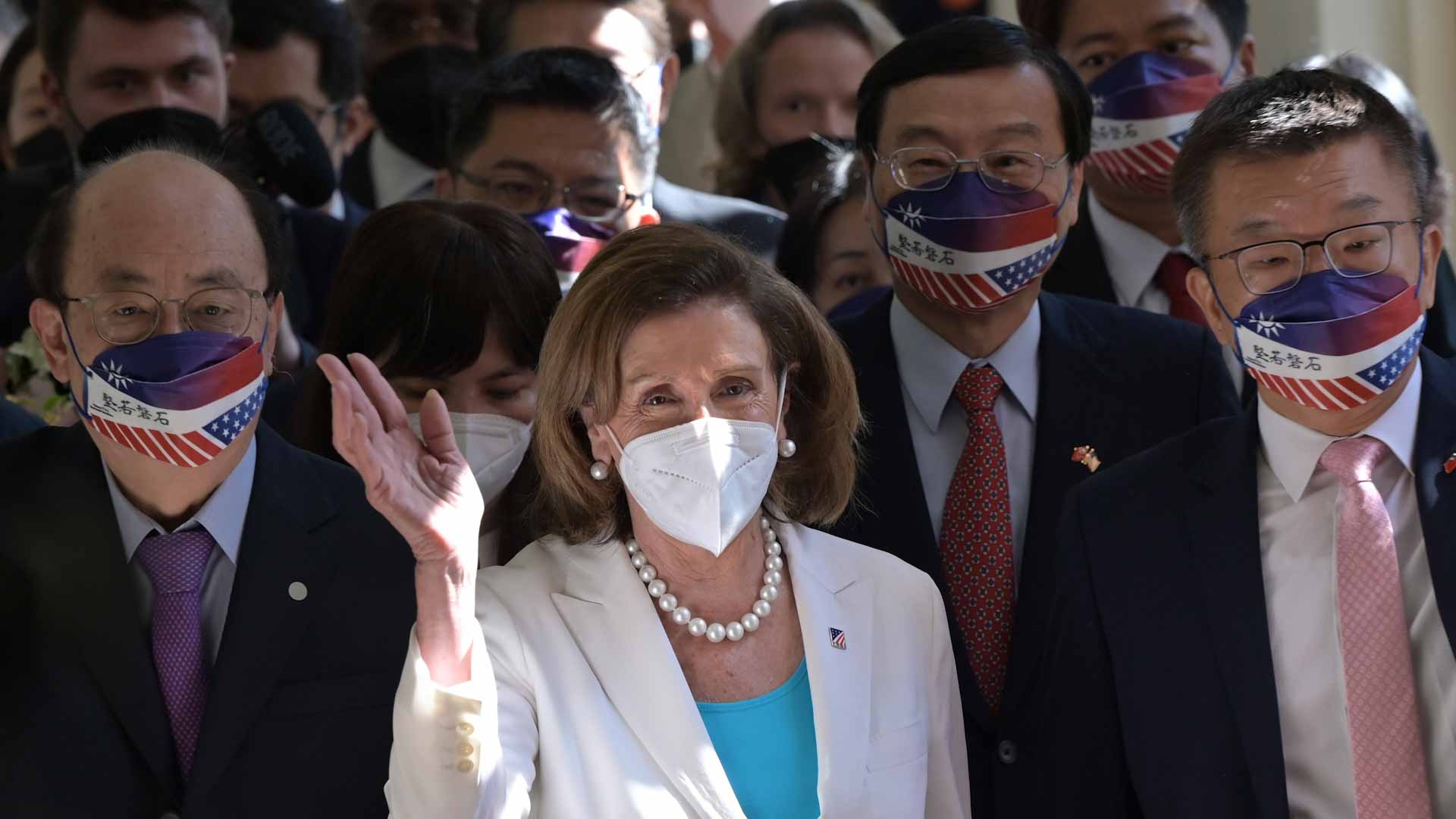 Image for the title: 'We come in friendship to Taiwan, peace to the region': Pelosi 