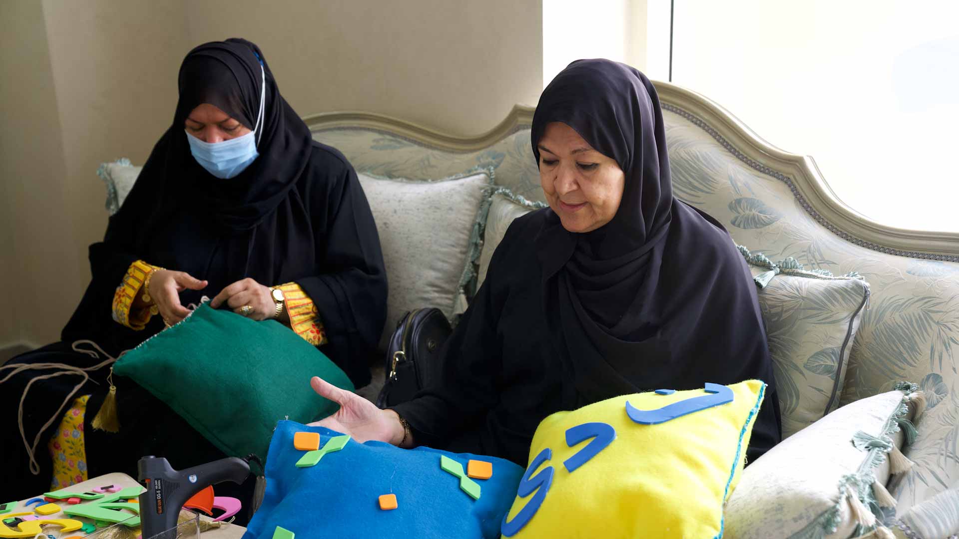 Image for the title: SSSD organises sewing workshop for 'Initiators 5' volunteers 