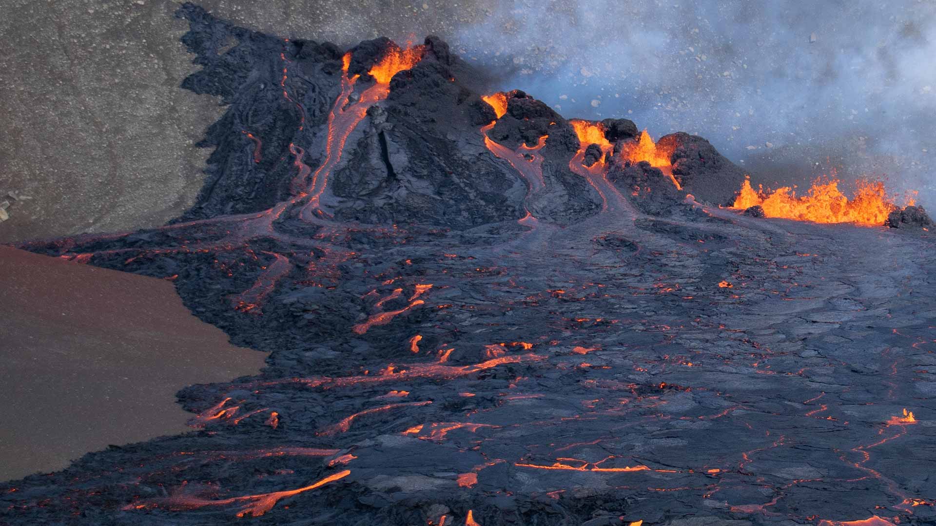 Image for the title: Iceland's main volcanic eruptions 