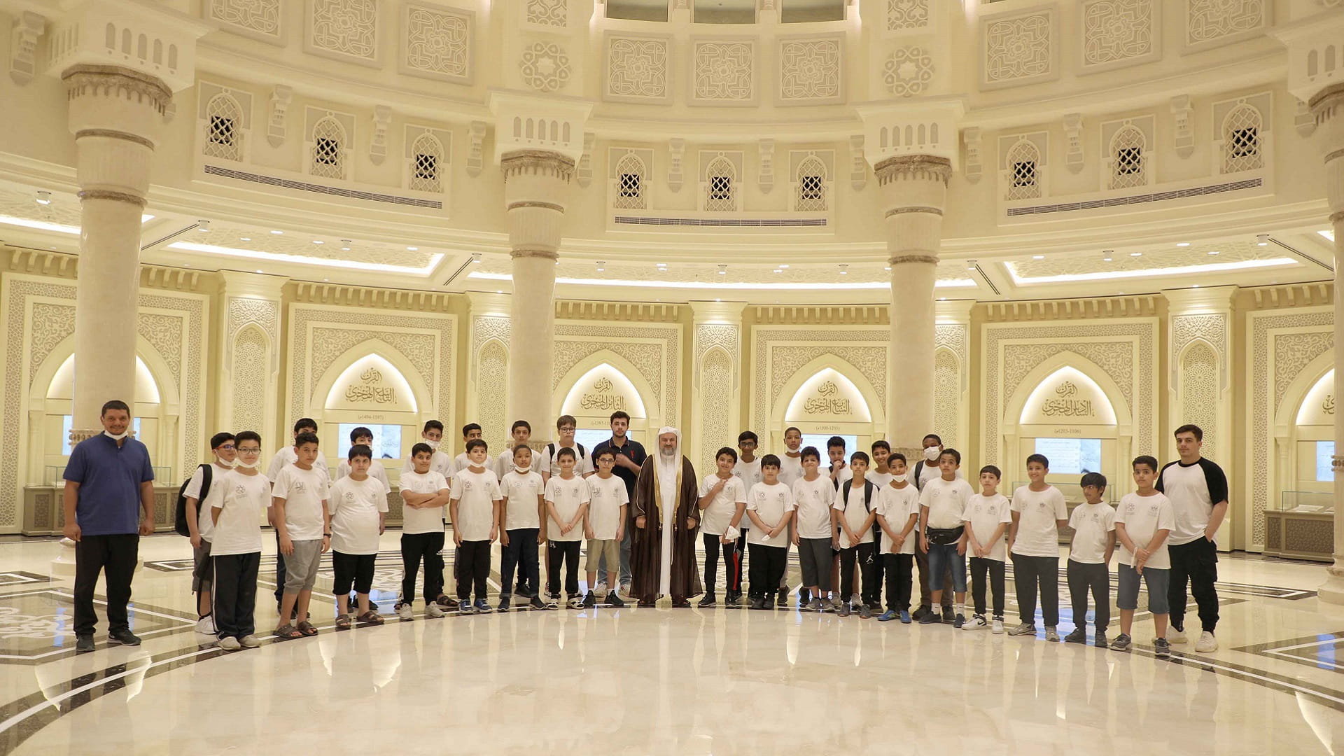 Image for the title: Al Dhaid Club tours the halls of HQA 
