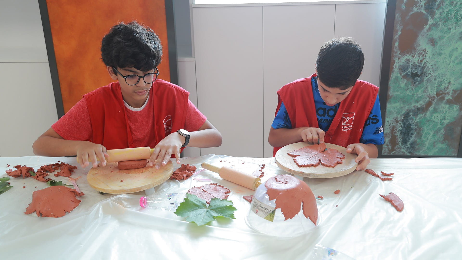 Image for the title: Sharjah Youth learns pottery-making in innovative workshop 