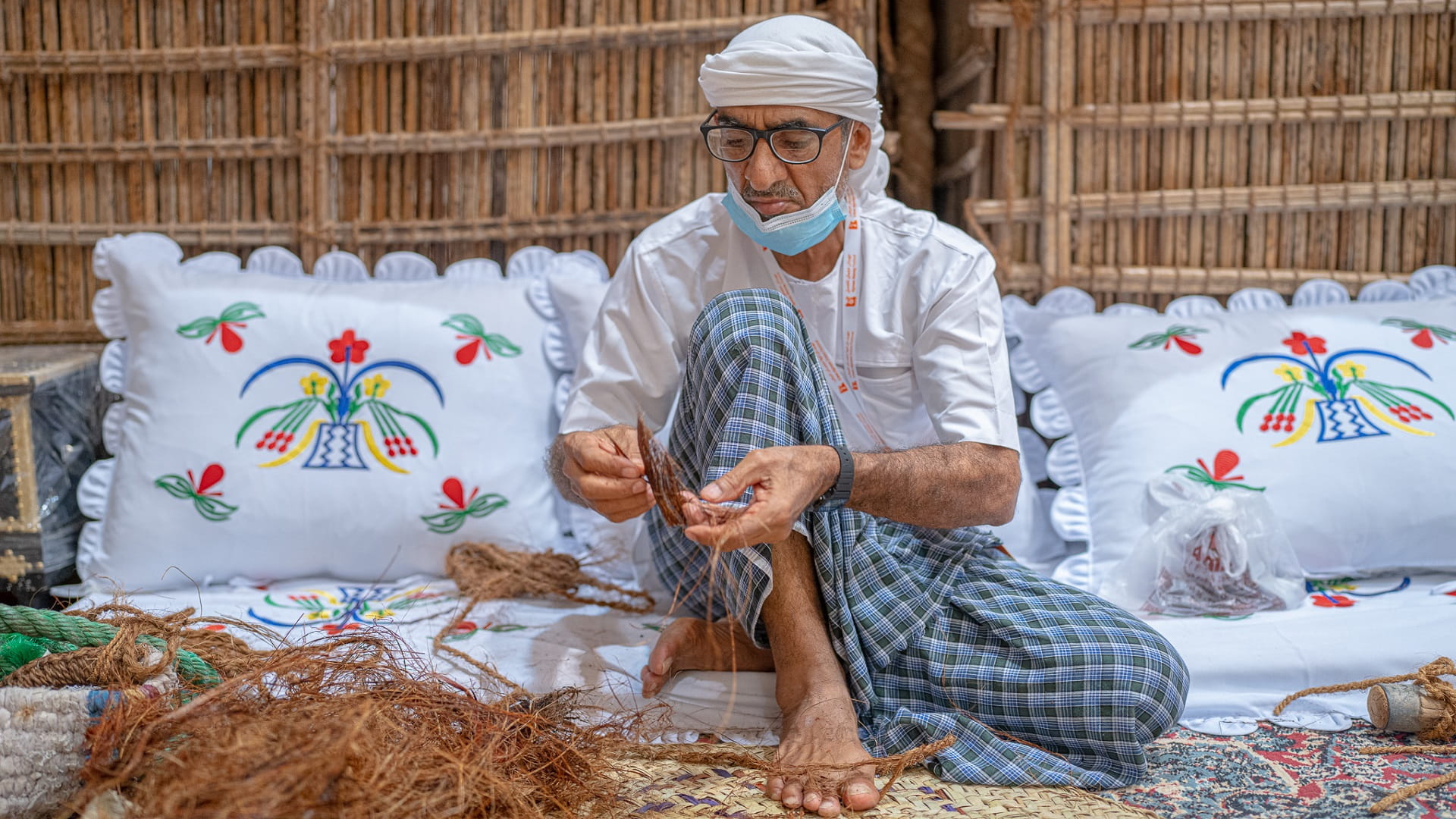 Image for the title: SIH participates in Liwa Ajman Dates and Honey Festival 
