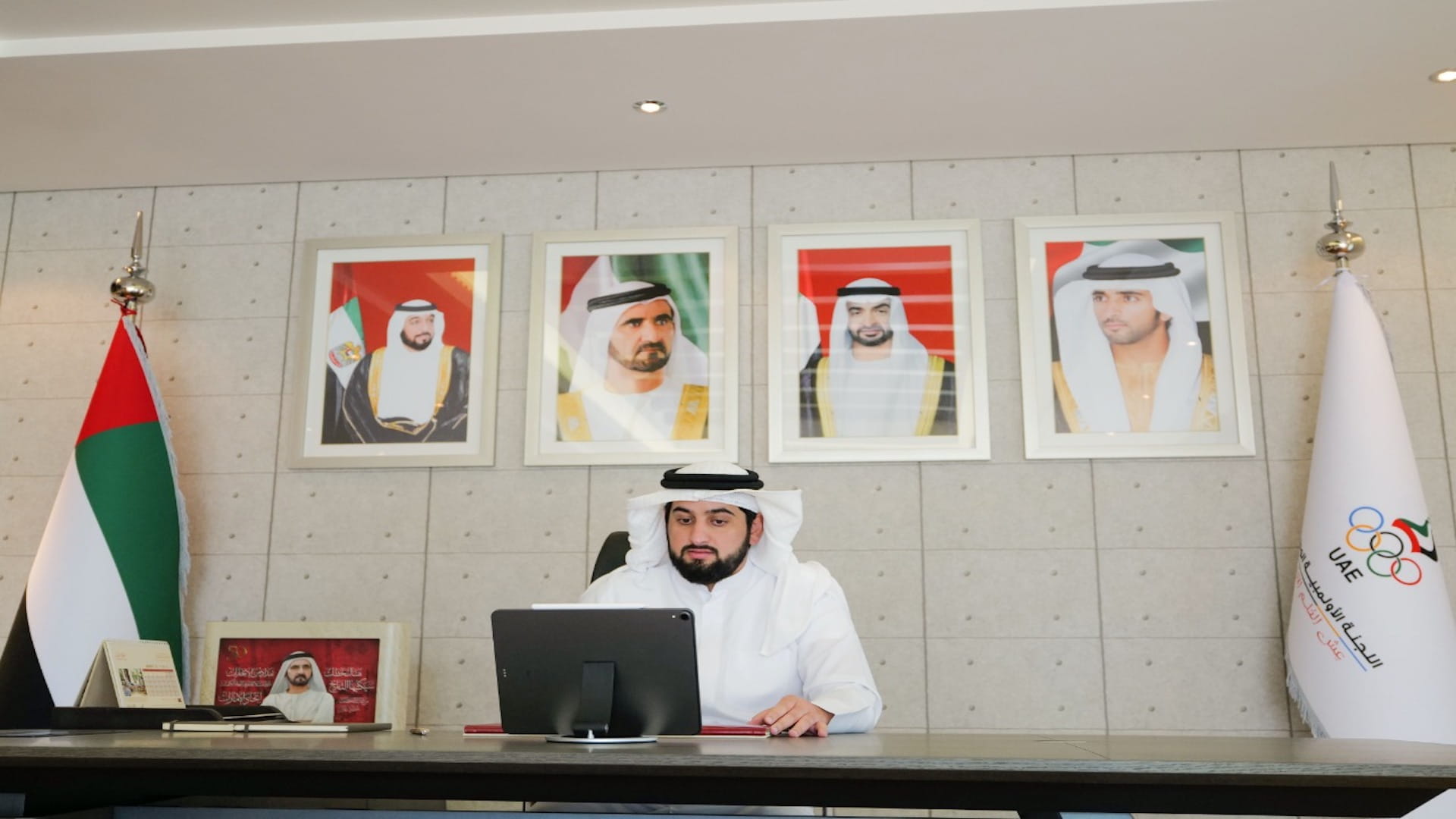 صورة بعنوان: أحمد بن محمد يثمن نتائج الرياضيين في "التضامن الإسلامي" 