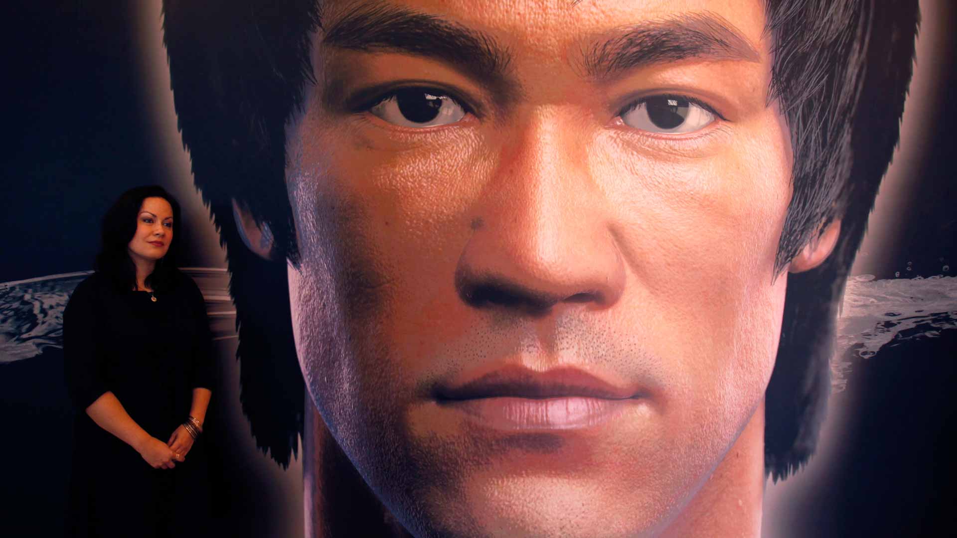 صورة بعنوان: فلسفة بروس لي القتالية والفنية في معرض سياتل  