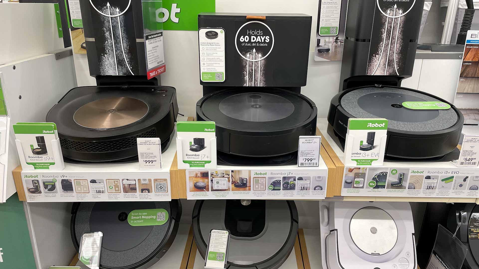 Image for the title: Amazon to buy Roomba-maker iRobot in $1.7 bn deal 