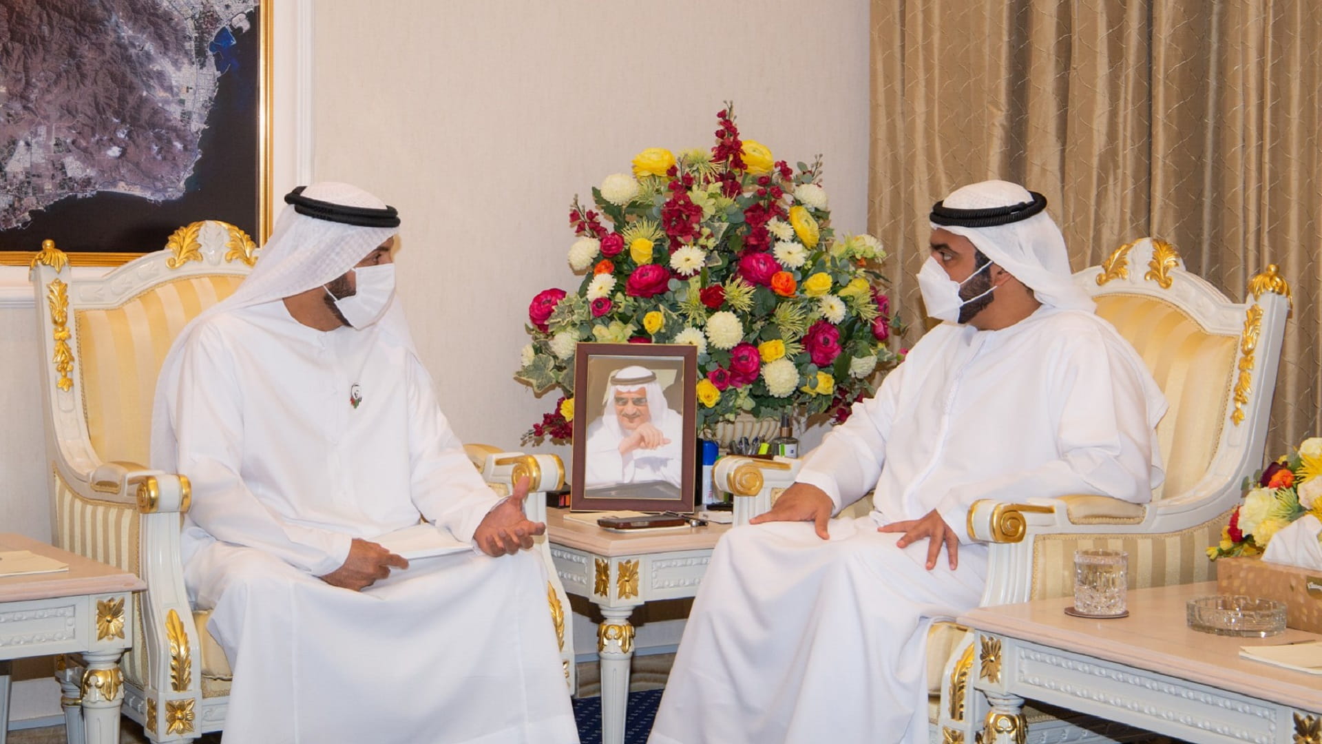 Image for the title: Fujairah Crown Prince briefed on plans, projects of GAIAE 