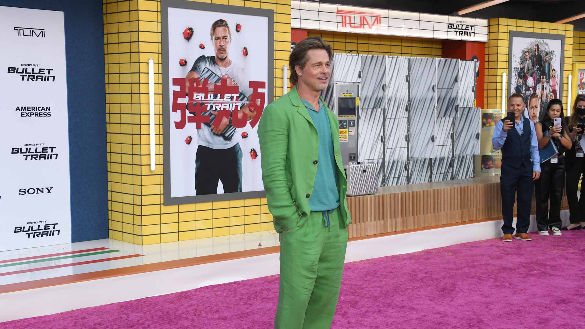 Image for the title: 'Bullet Train' speeds to top of N.America box office 