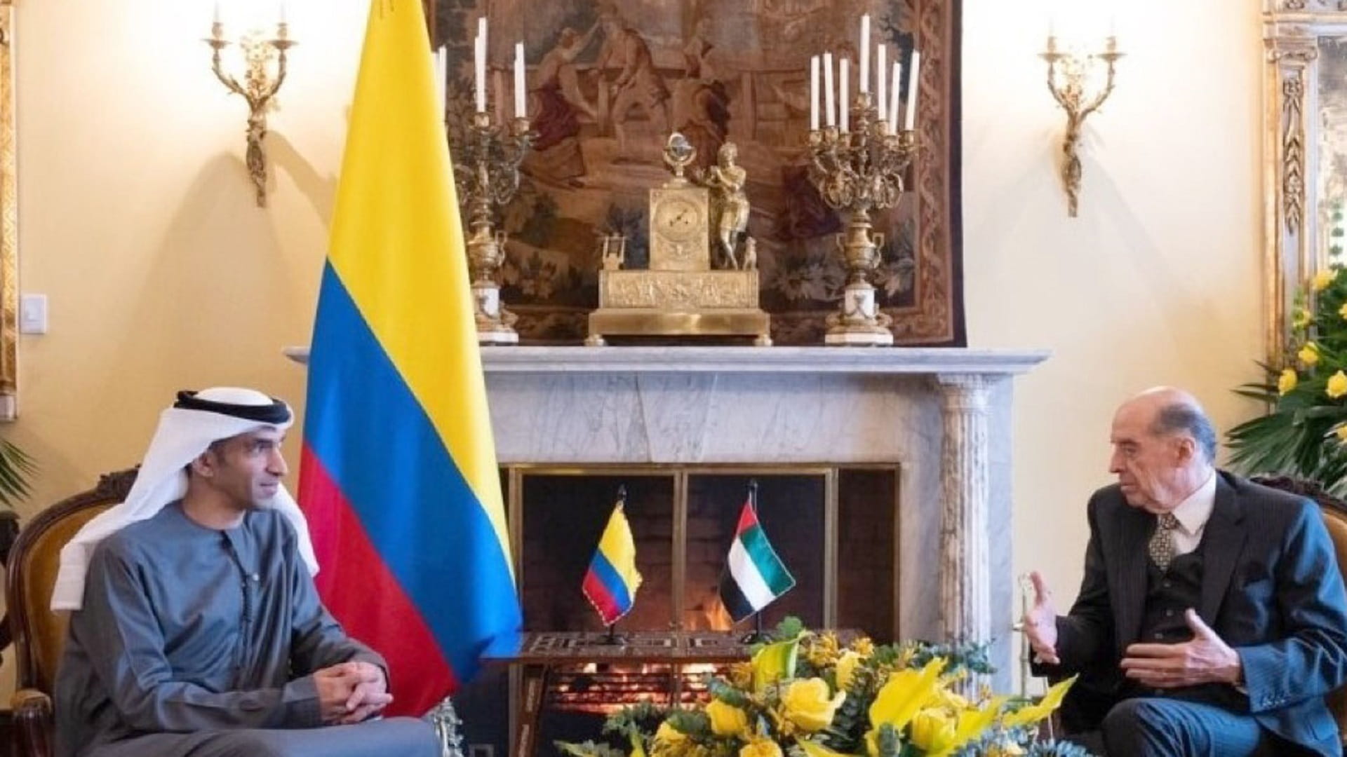 صورة بعنوان: ثاني الزيودي يحضر حفل تنصيب رئيس كولومبيا الجديد 