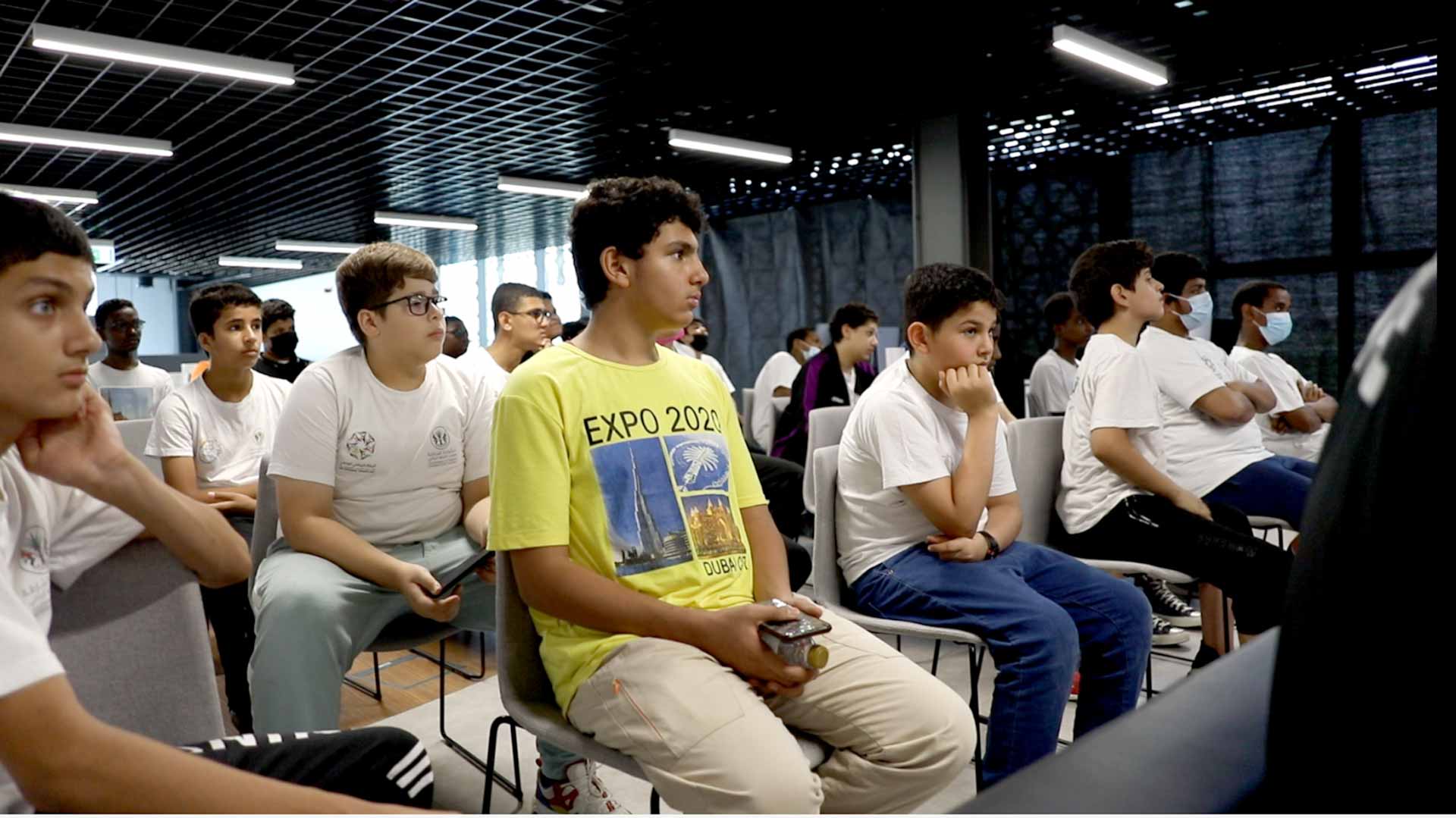 Image for the title: Al Dhaid Club Summer Camp visits Shams 