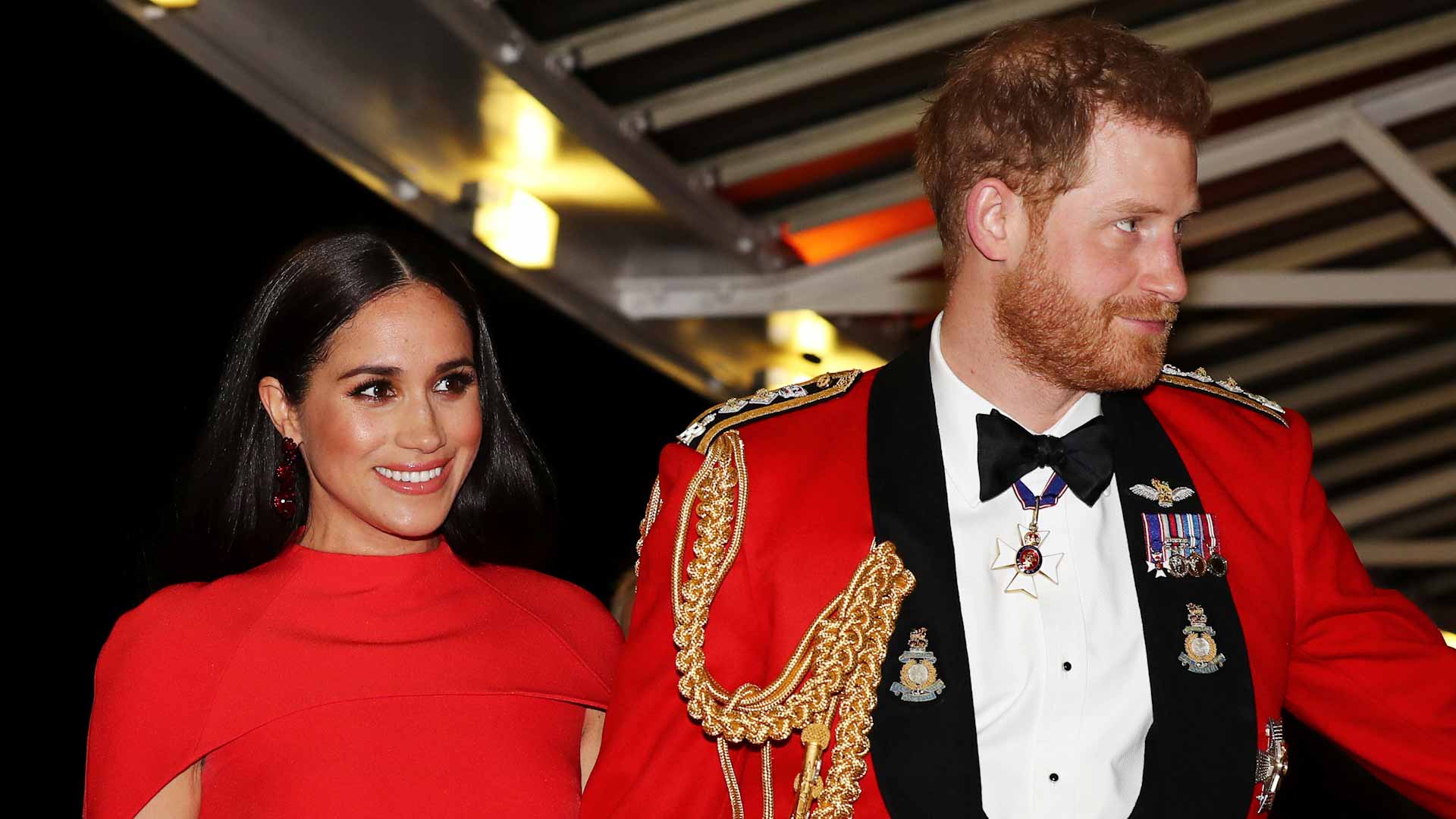 Image for the title: Prince Harry and Meghan to visit Britain next month 