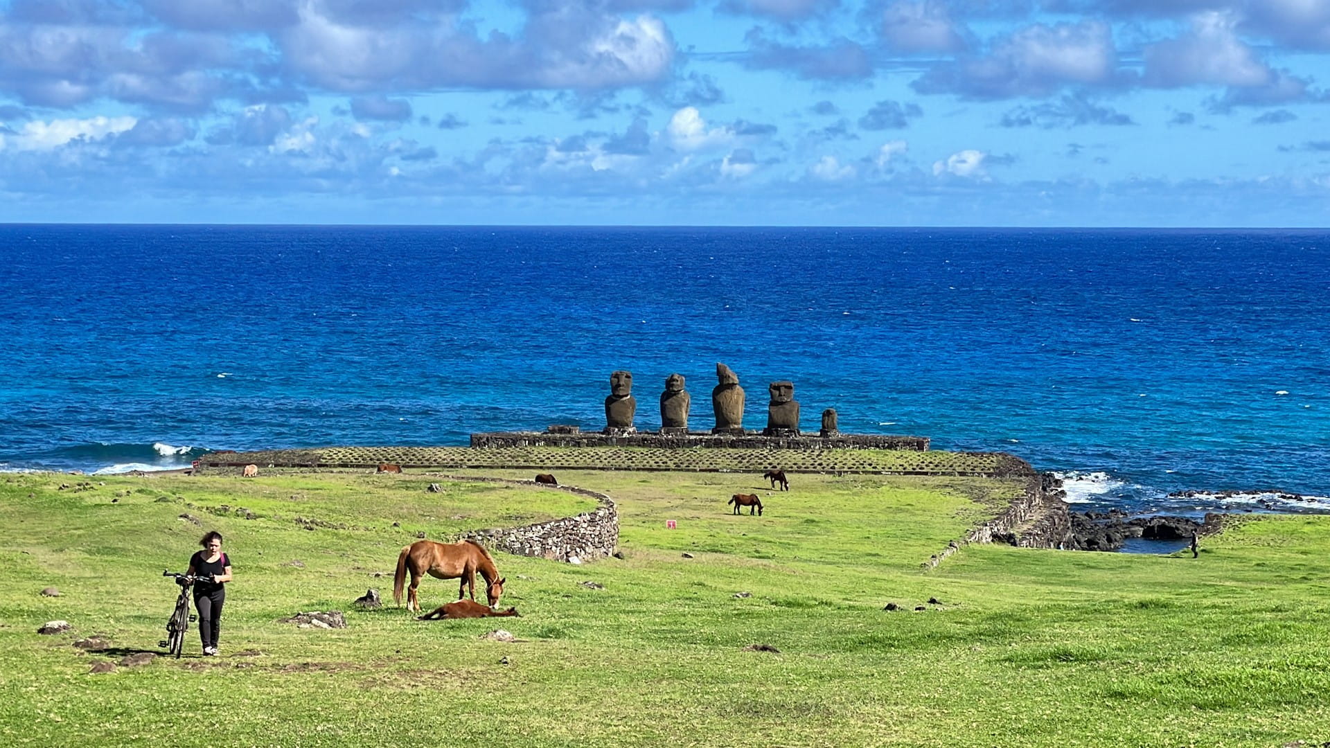 صورة بعنوان: سكان جزيرة الفصح يخشون عودة السياحة إلى مستويات ما قبل كورونا 
