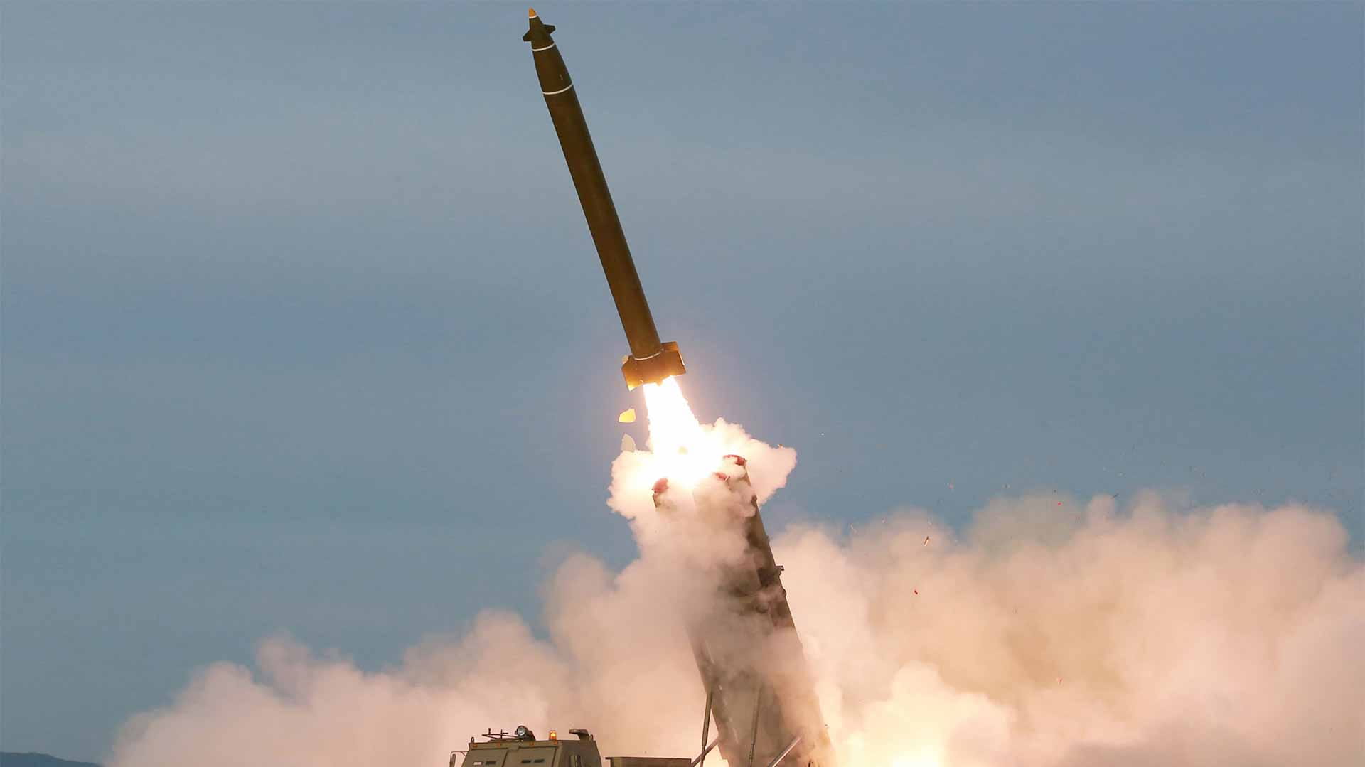 Image for the title: N. Korea fires two cruise missiles: Seoul defence ministry 