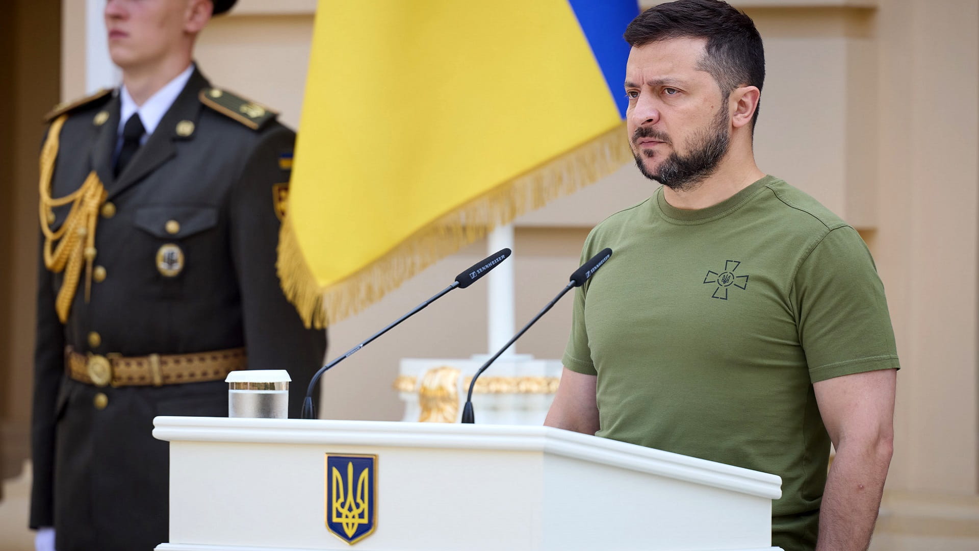 Image for the title: Zelensky, Erdogan, Guterres to meet Thursday in Ukraine 