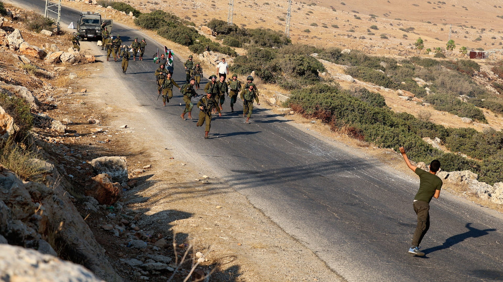 Image for the title: Palestinian killed in Israeli West Bank raid 