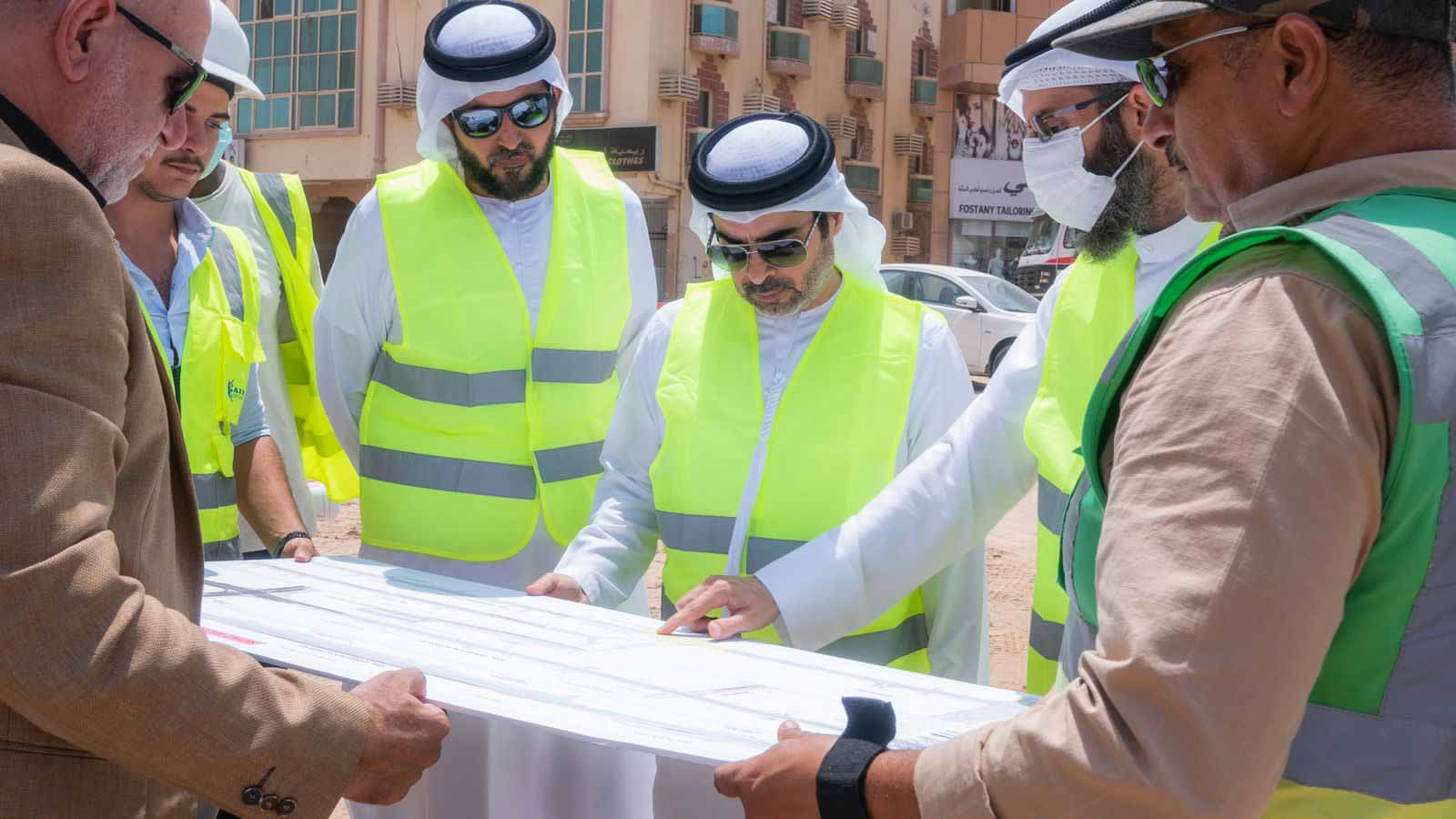 صورة بعنوان: إنجاز 65% من الأعمال التطويرية لمشروع شارع الشيخ عمار بعجمان 