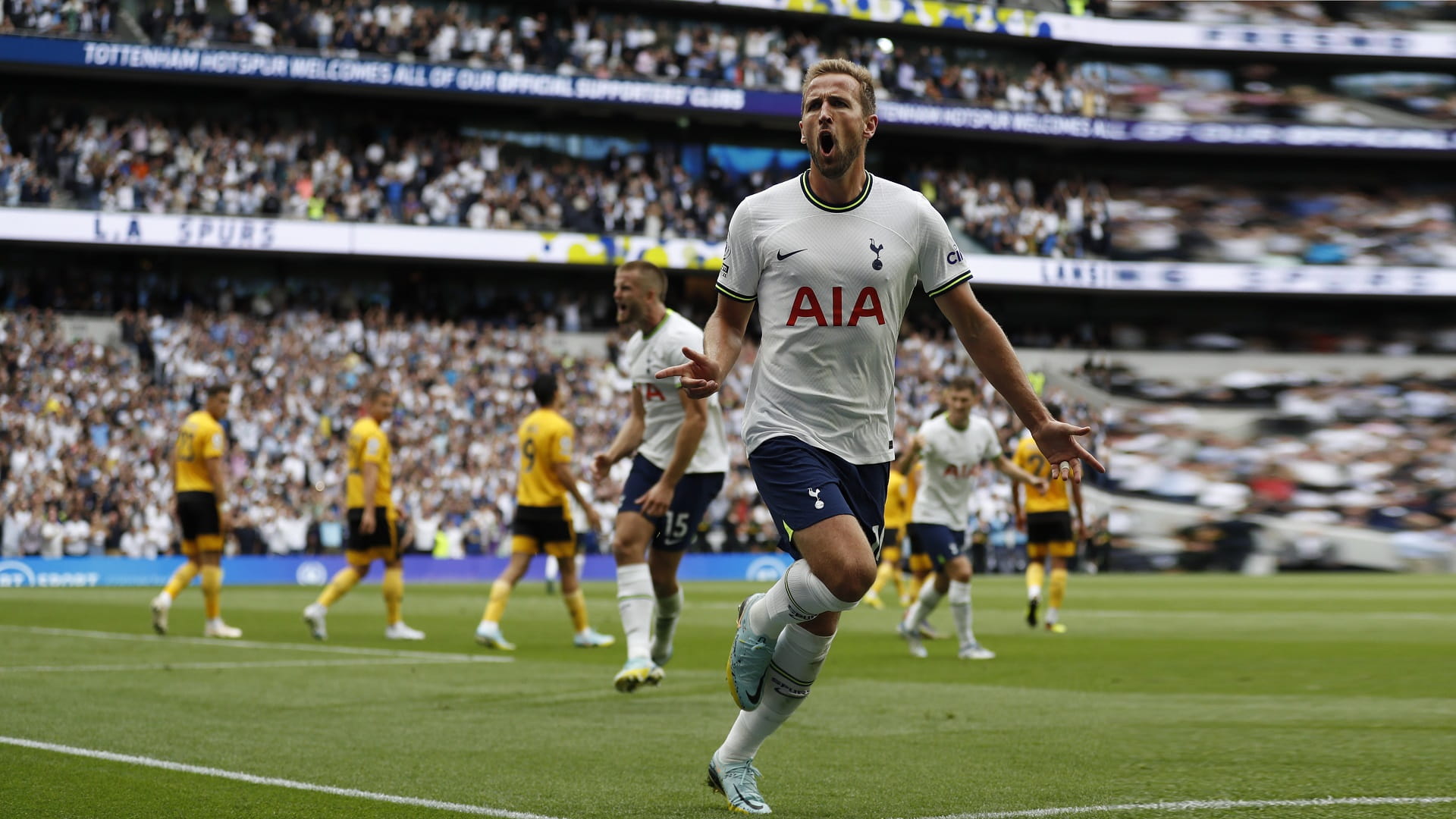 صورة بعنوان: النجم كين يقود توتنهام للفوز على وولفرهامبتون بالدوري الإنجليزي 