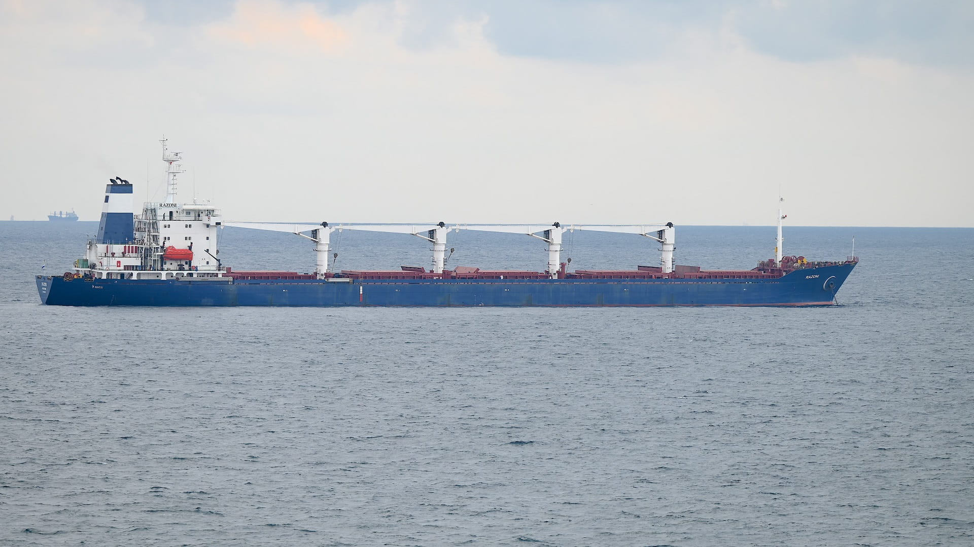 Image for the title: Turkey's defence ministry: Two more grain ships leave Ukraine 