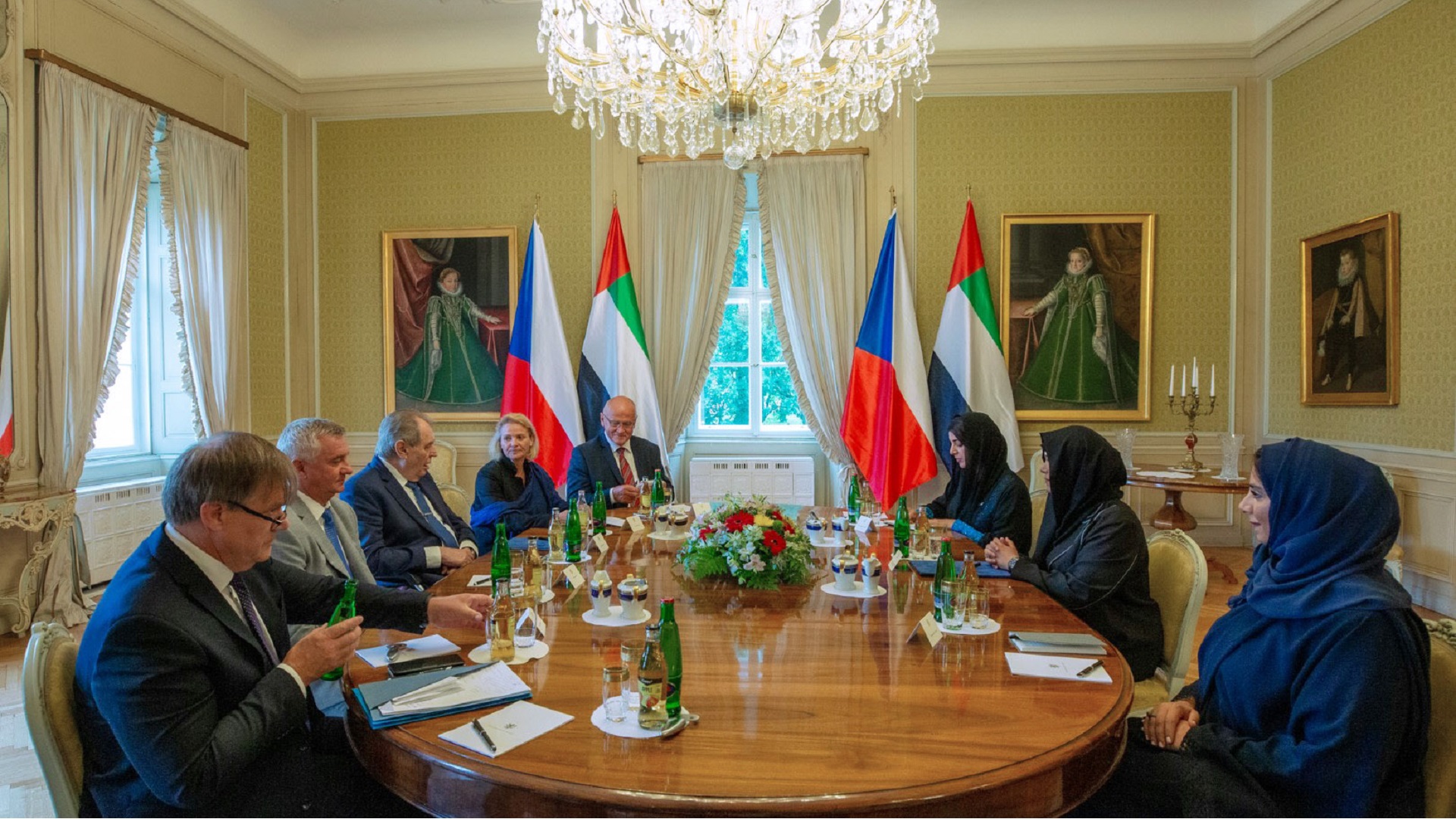 Image for the title: Latifa bint Mohammed, Czech Pres. enhance cultural cooperation 