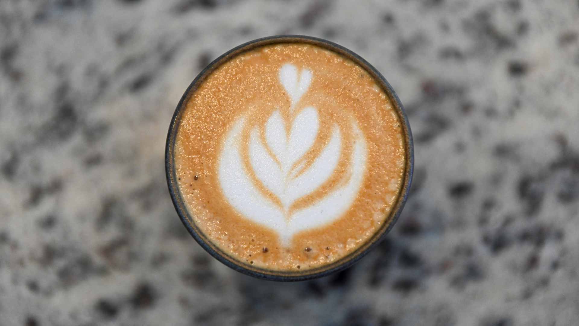Image for the title: Baristas compete in Jordan’s latte art competition 