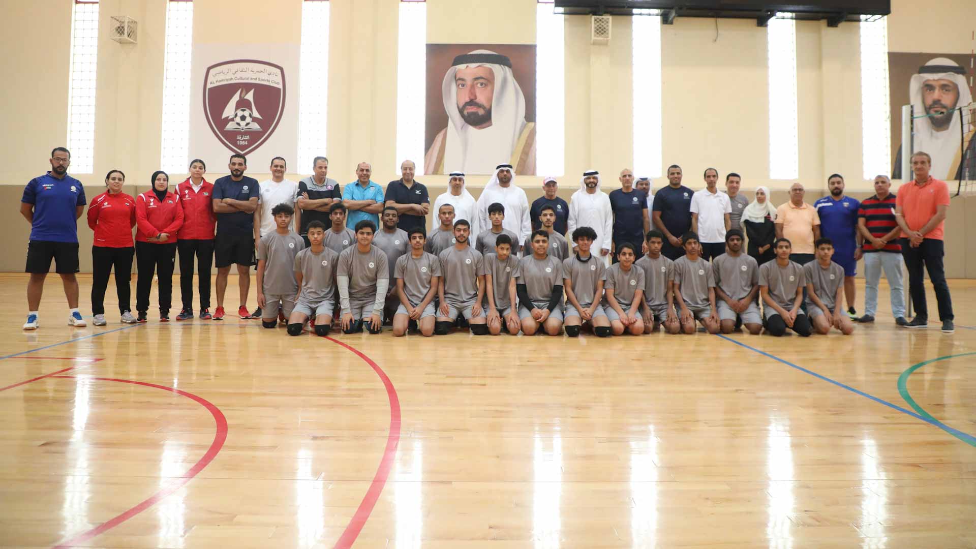 صورة بعنوان: نادي الحمرية يحتضن معسكر منتخب الشارقة لكرة الطائرة 