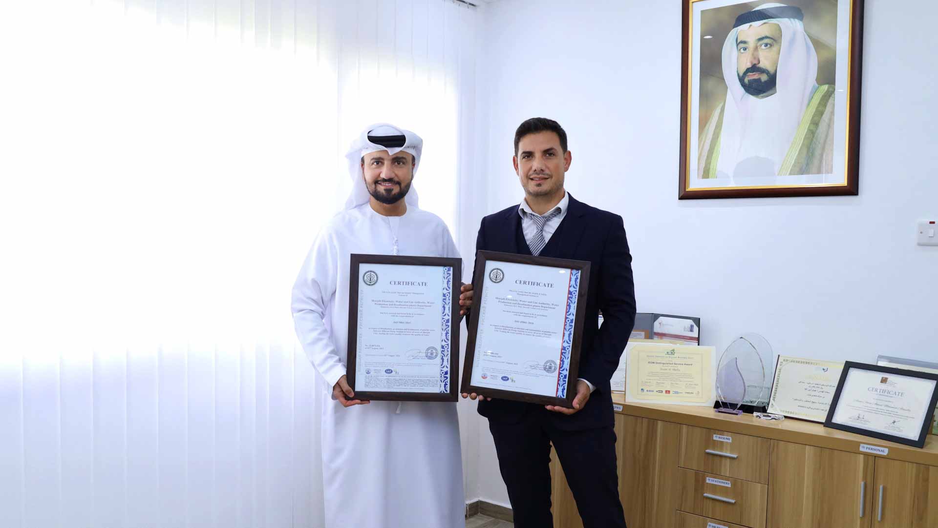 Image for the title: SEWA obtains two ISO certificates in quality, health and safety 