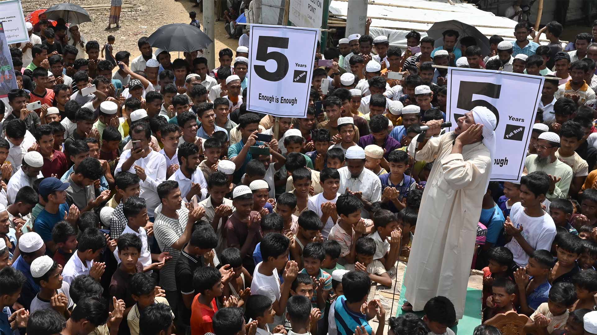 صورة بعنوان: الروهينغا يحيون ذكرى الإبادة الجماعية لشعبهم في بورما 