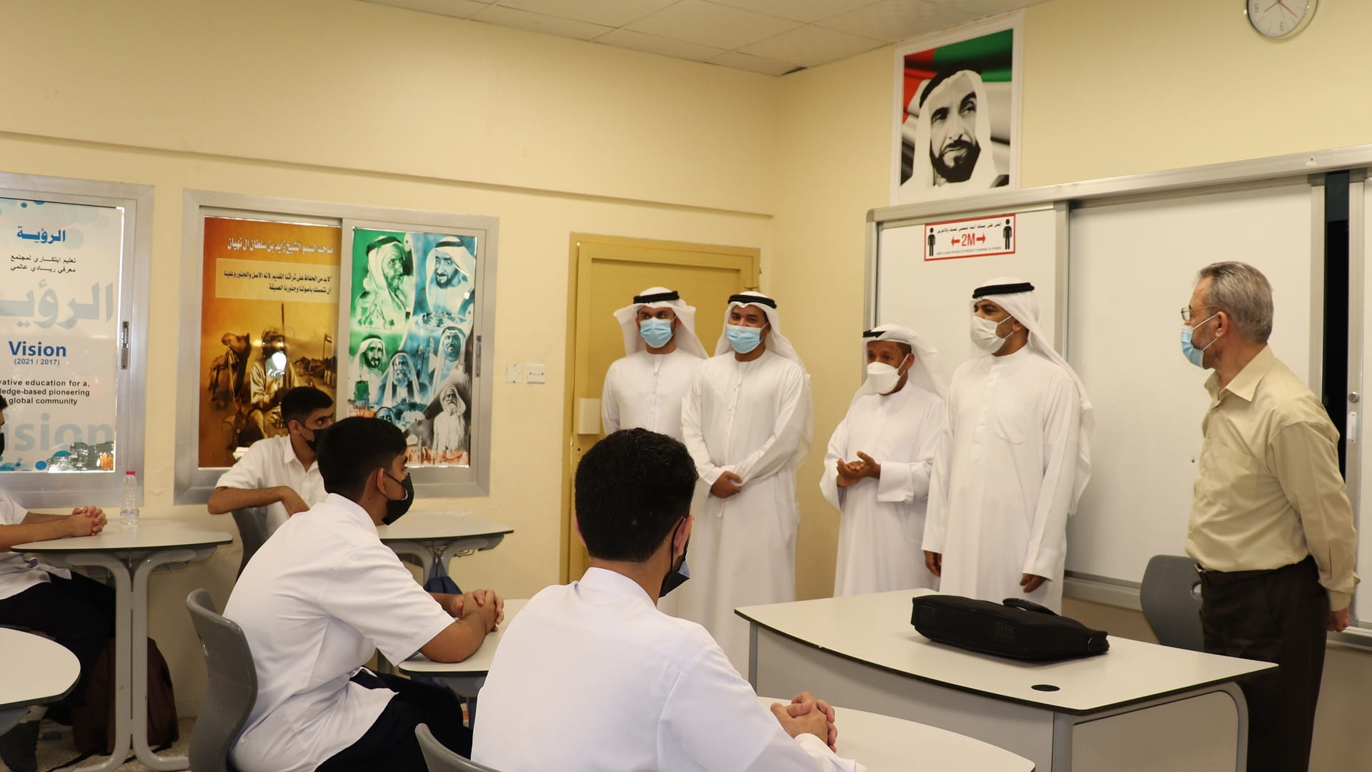 صورة بعنوان: مجلس أولياء أمور الطلبة بدبا الحصن يزور عدداً من المدارس 