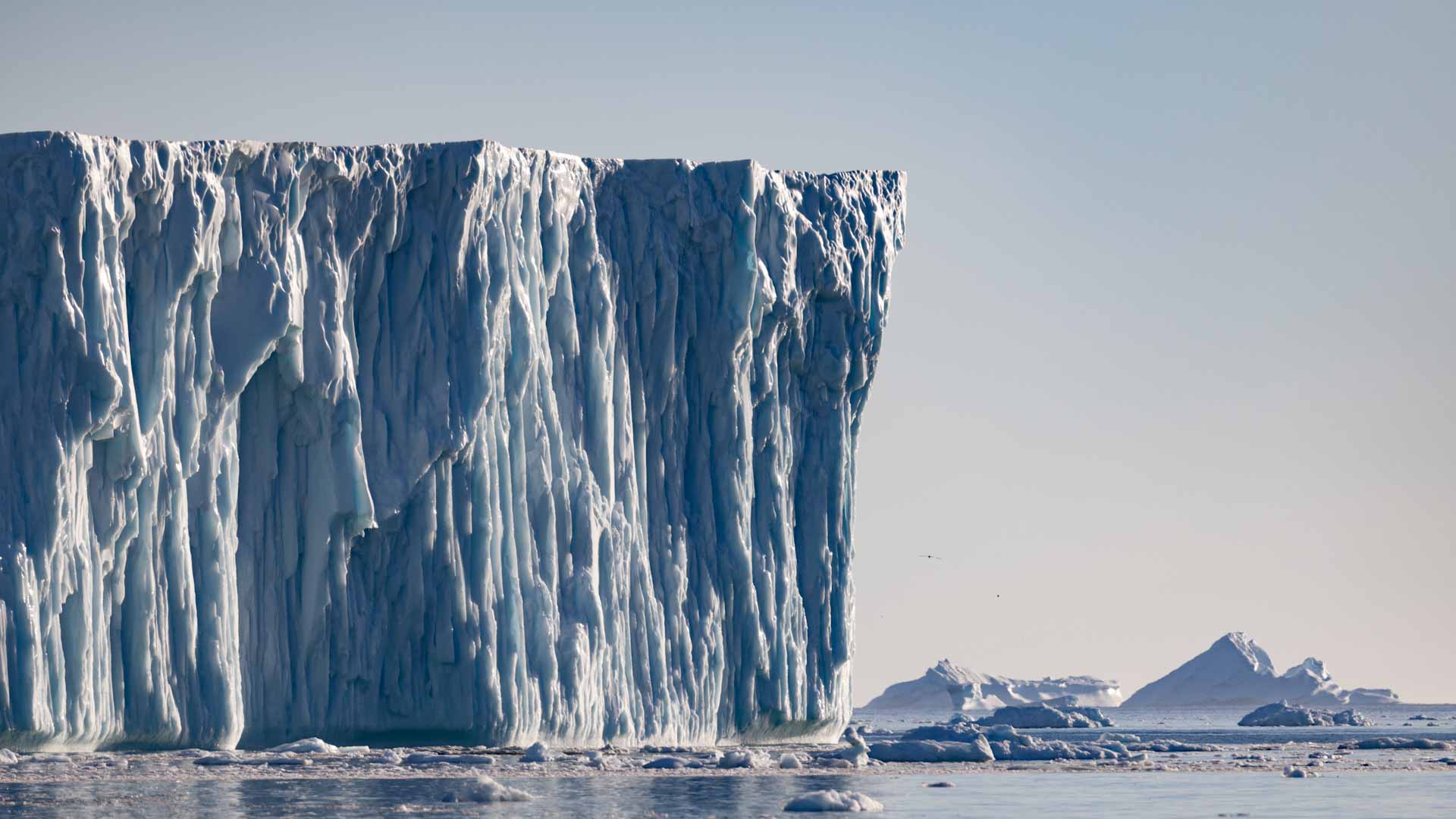Image for the title: Greenland already locked in to major sea level rise: study 
