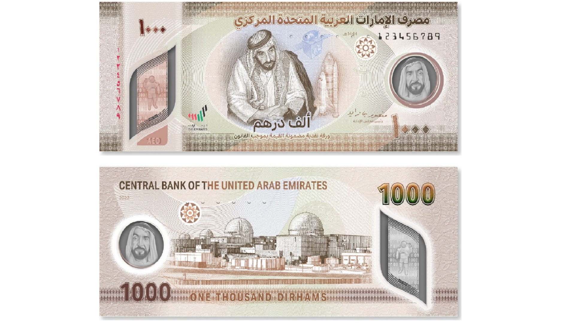 صورة بعنوان: المصرف المركزي يصدر ورقة نقدية جديدة من فئة الـ 1000 درهم 