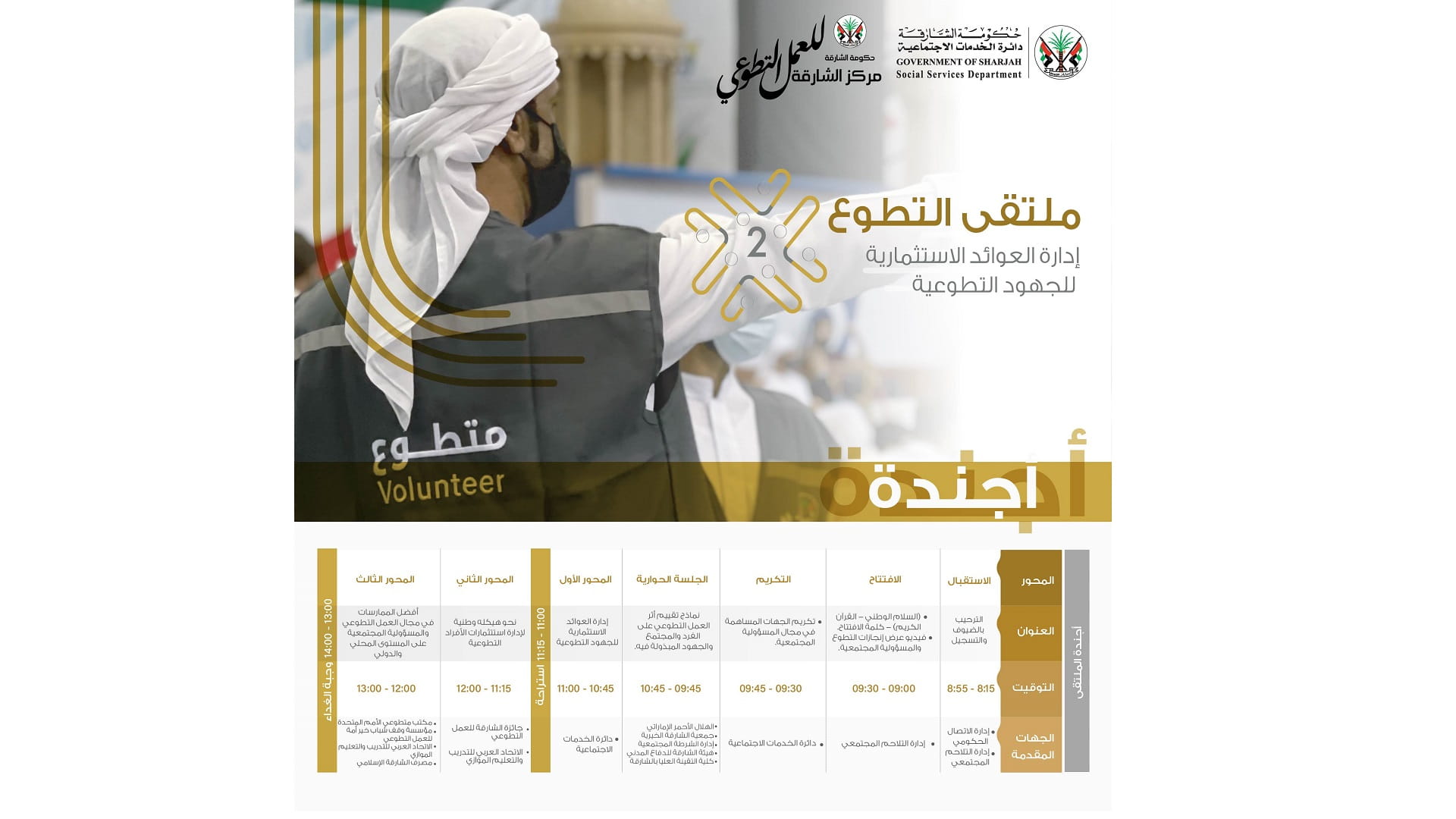 صورة بعنوان: "الشارقة للعمل التطوعي" يستعد لإطلاق ملتقى التطوع بدورته الثانية 