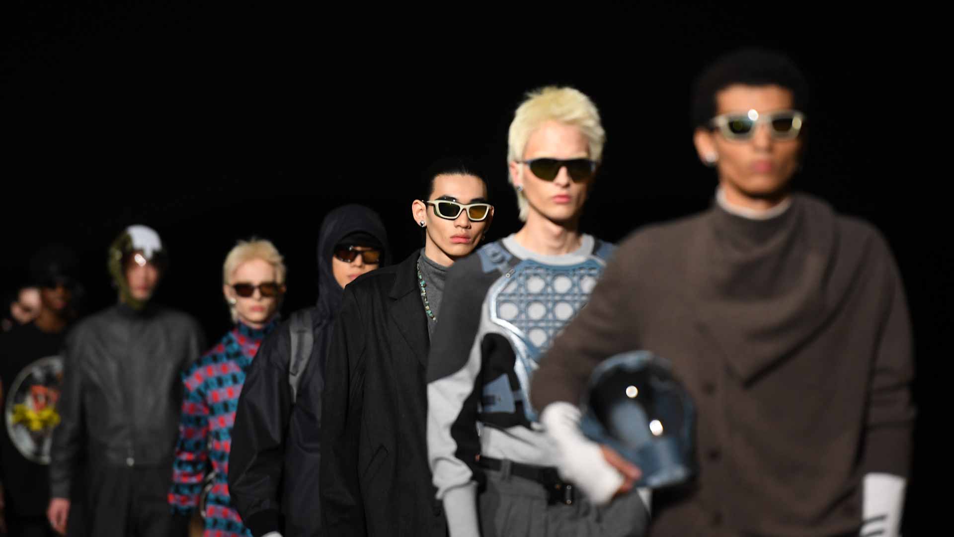 Image for the title: Dior showcases fashion in shadow of Egypt's pyramids 