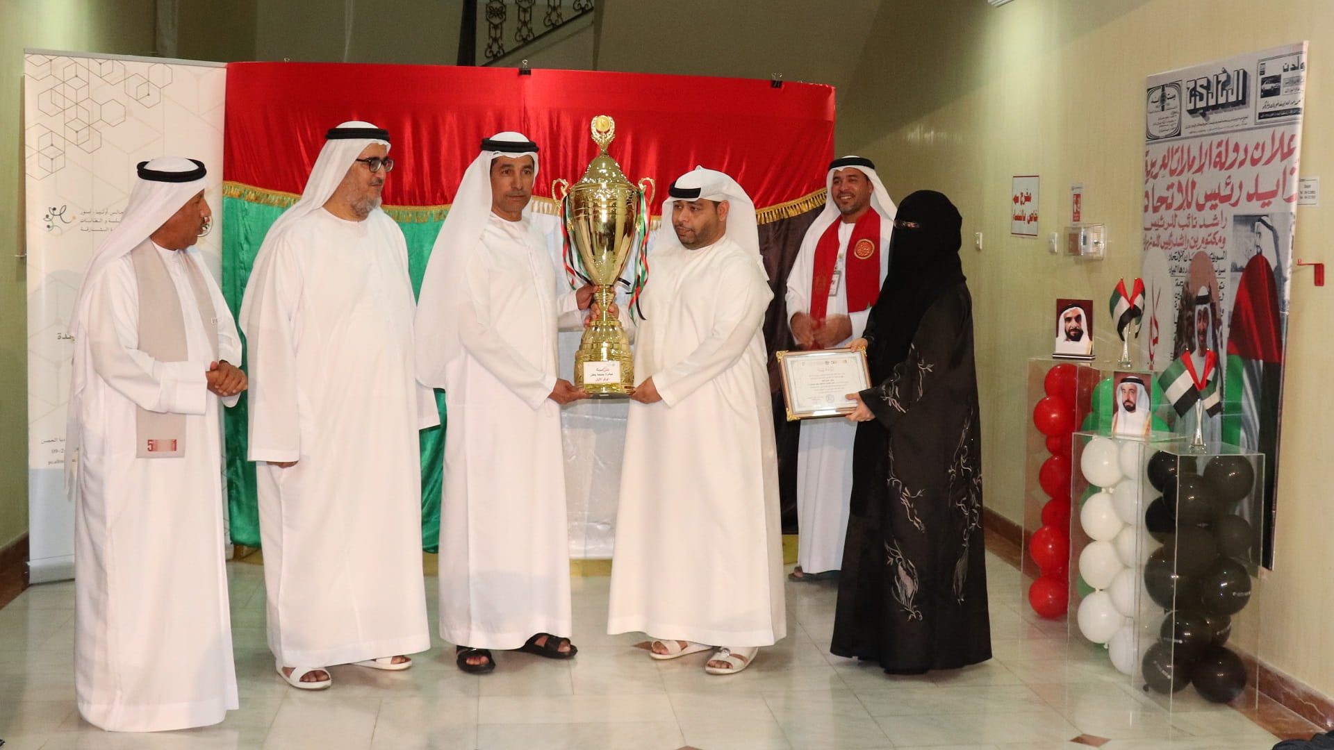 Image for the title: Dibba Al-Hisn Parents Council honours winners of "Basmat Watan” 