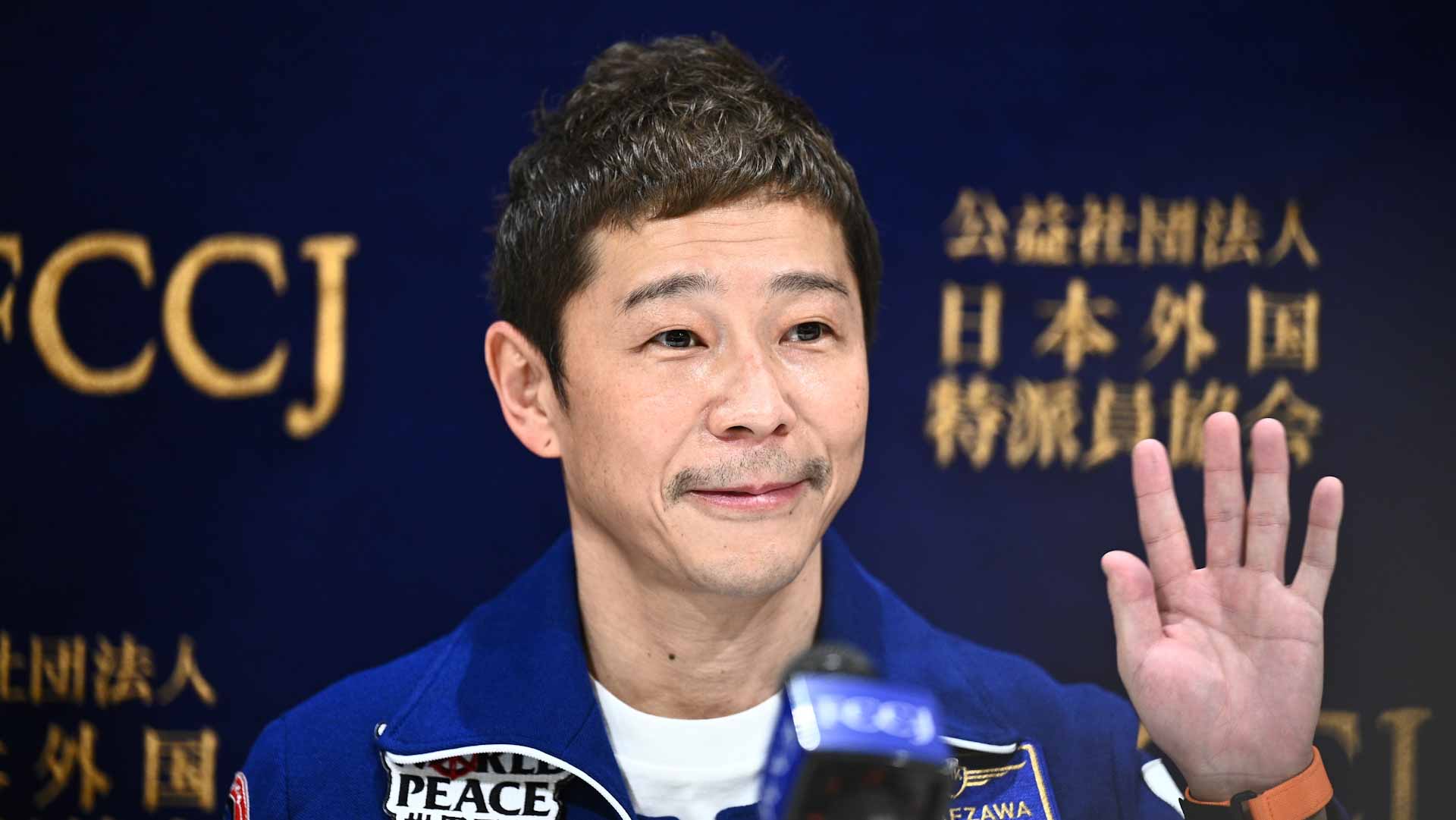 Image for the title: Japanese billionaire to make statement on space after Musk meeting 