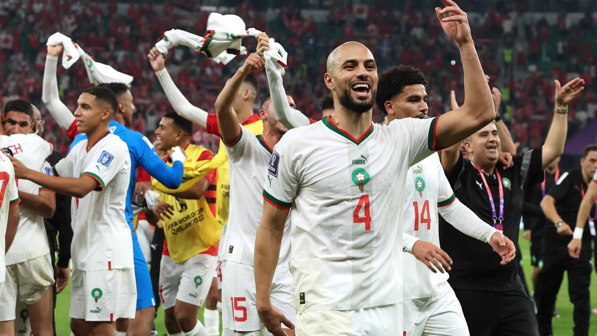 صورة بعنوان: المنتخب المغربي لكتابة تاريخ جديد في كأس العالم 