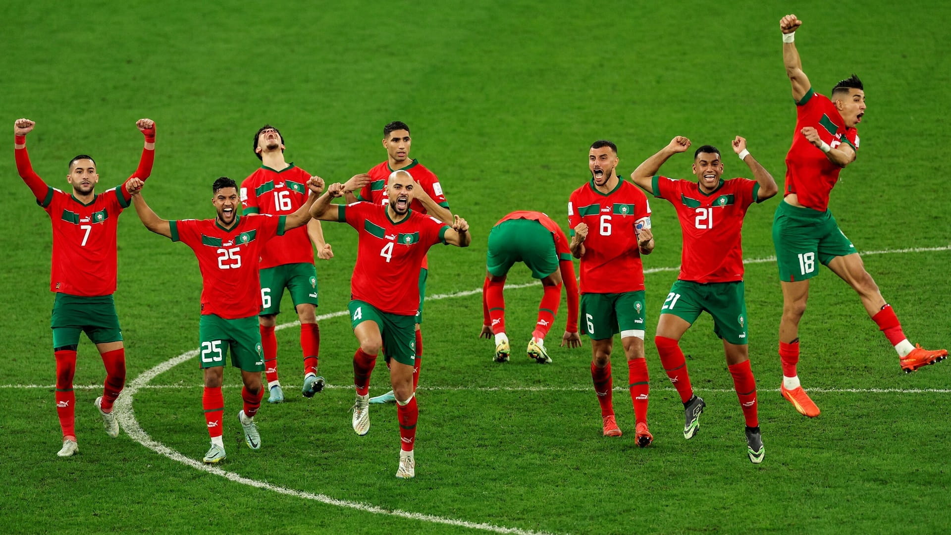 صورة بعنوان: الإعلام العالمي يشيد بإنجاز المغرب وتأهله التاريخي وينتقد إسبانيا 