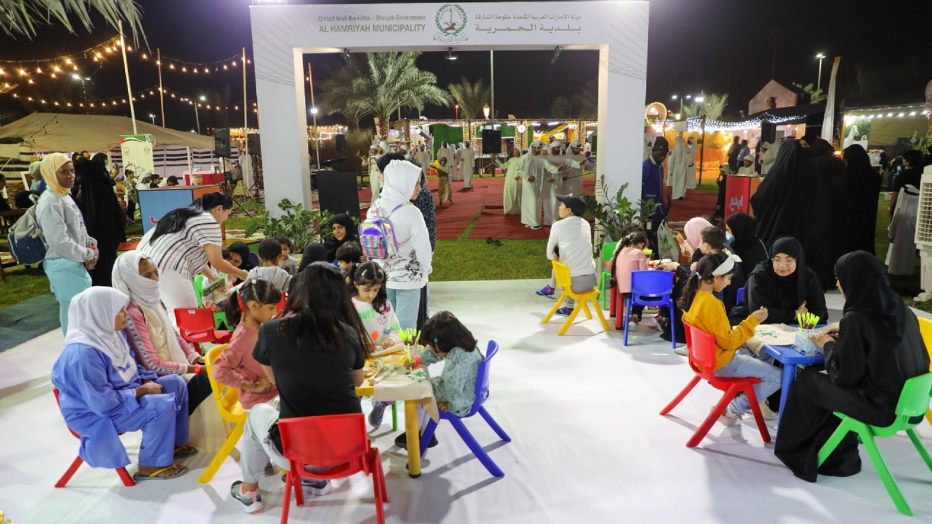 Image for the title: Al Hamriyah Municipality presents array of activities at “Dawahi” 
