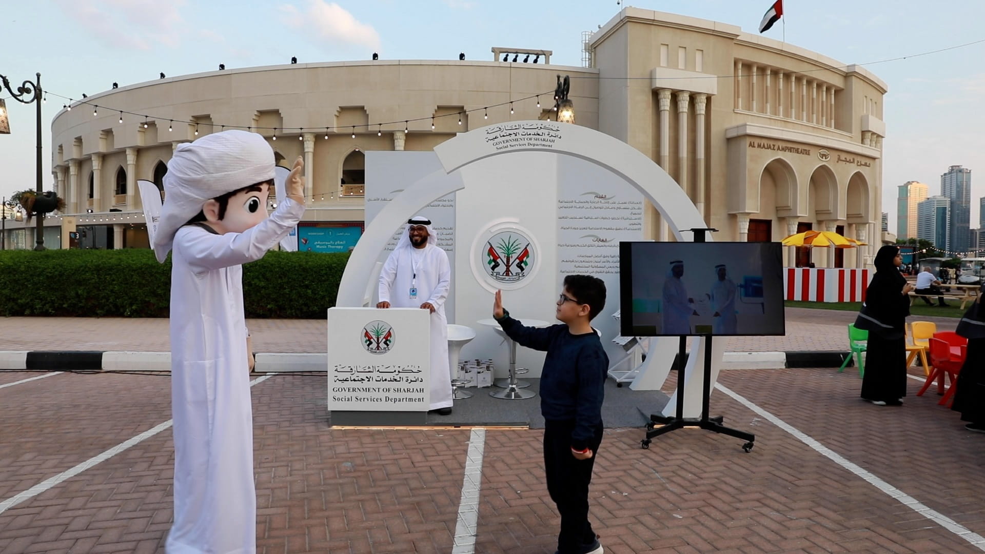 صورة بعنوان: دائرة الخدمات الاجتماعية تستعرض أجندتها في مهرجان فعاليات الشارقة 