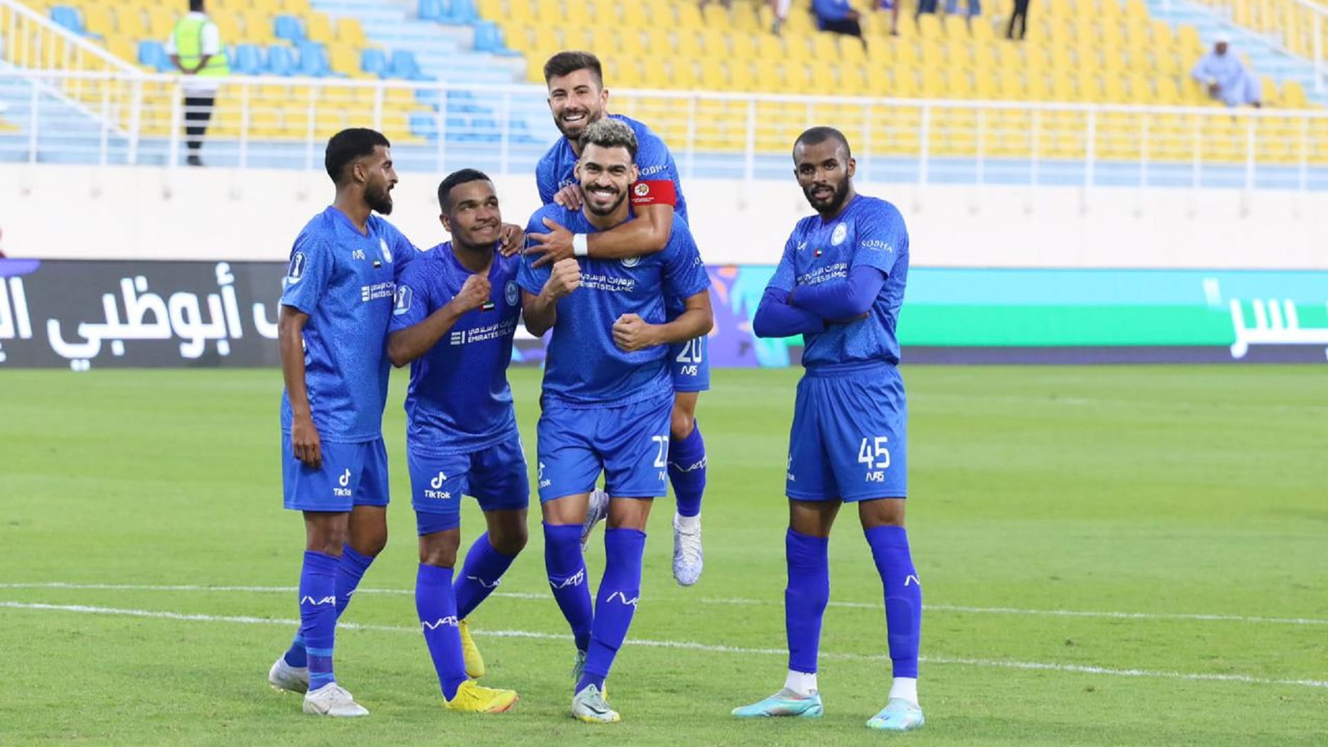 صورة بعنوان: كأس مصرف أبوظبي الإسلامي: فوز النصر وتعادل شباب الأهلي والجزيرة 