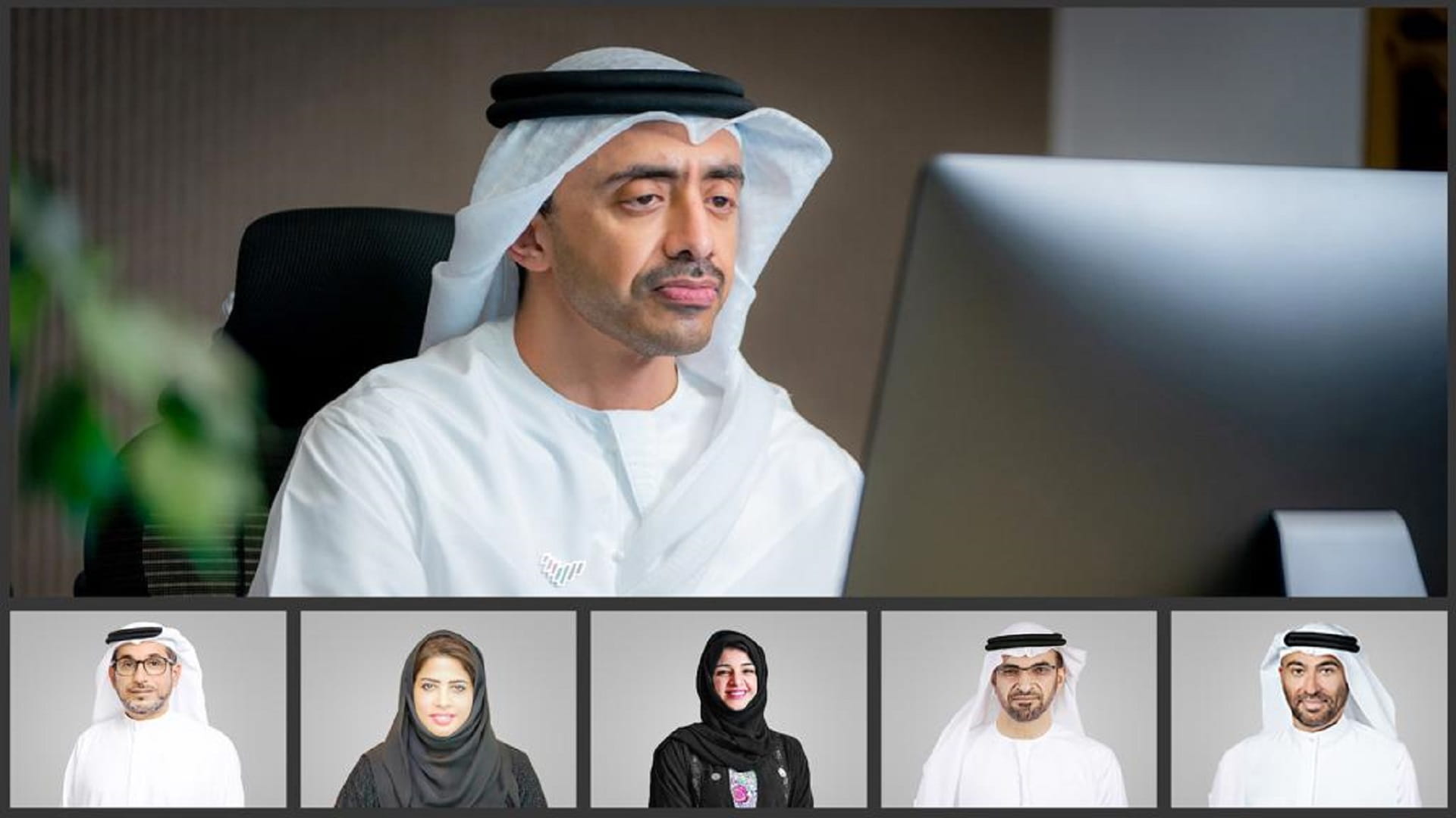 صورة بعنوان: عبد الله بن زايد يترأس اجتماع اللجنة التنفيذية لـ "أبوظبي للتنمية" 