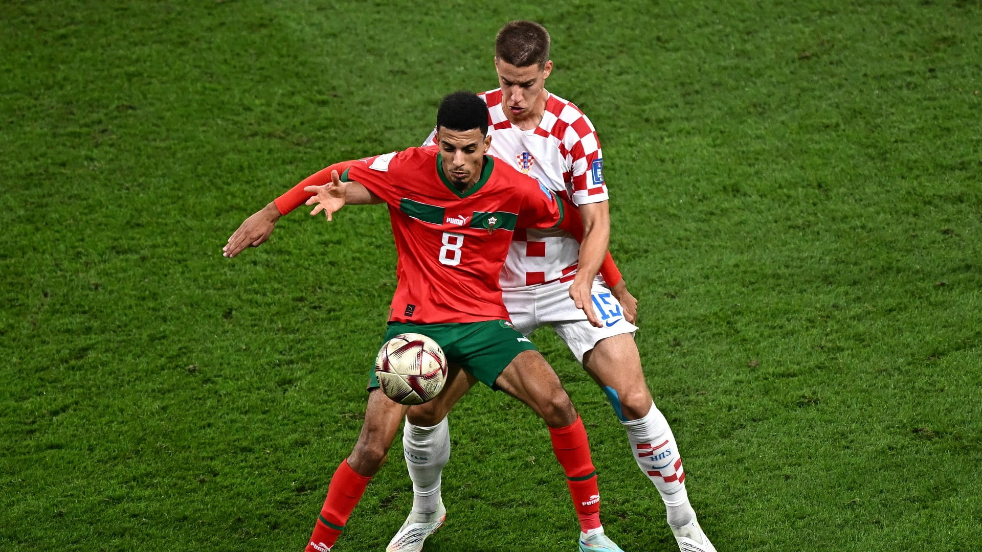 Image for the title: Croatia beat Morocco 2-1 in World Cup third-place playoff 