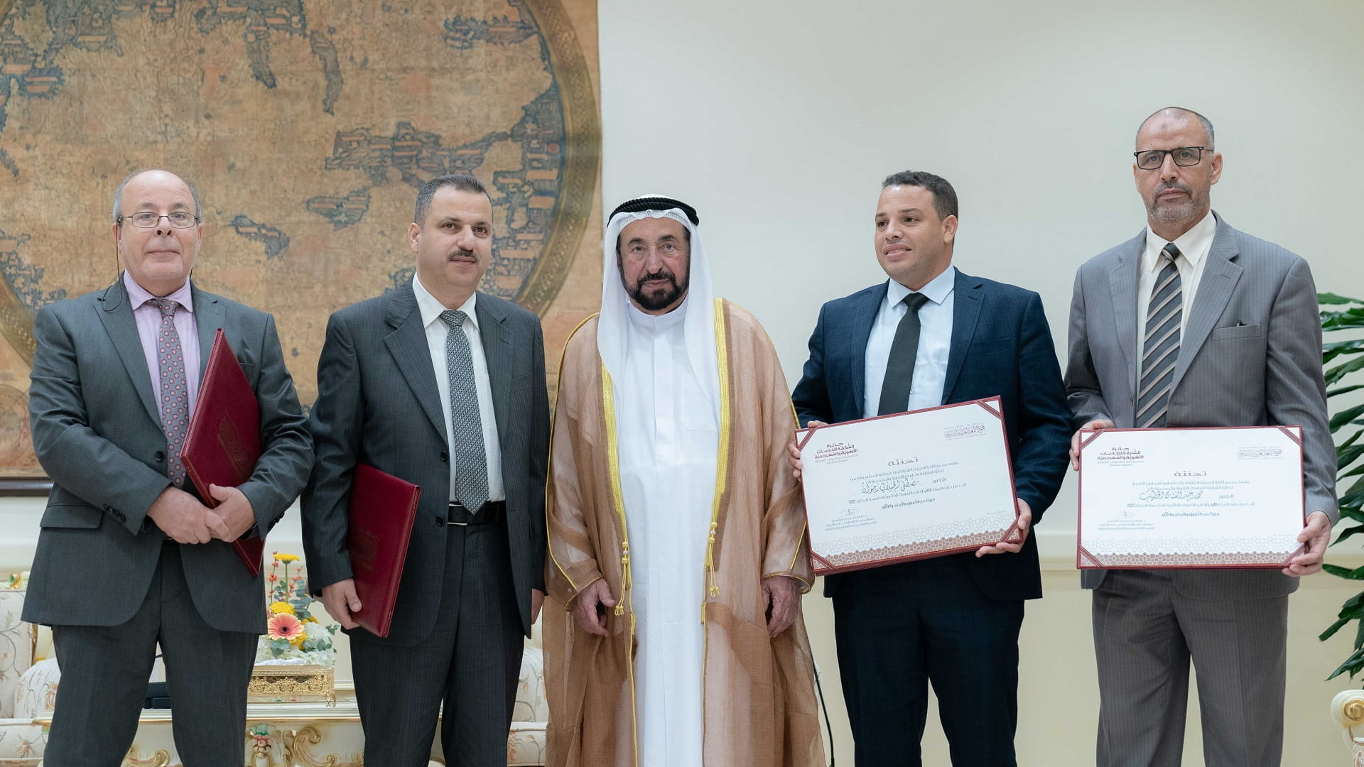 Image for the title: Sharjah Ruler honours winners of 5th 'Linguistic Studies Award' 
