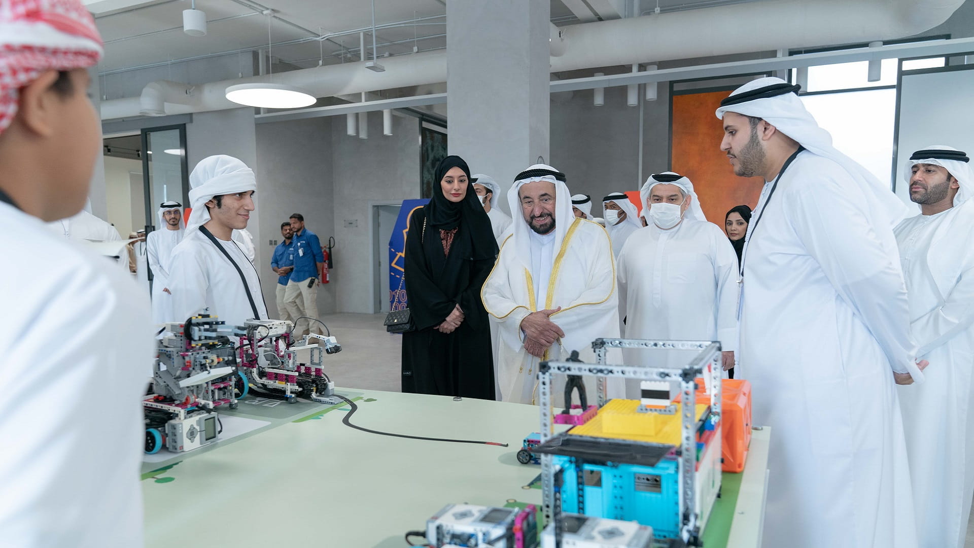 Image for the title: Sultan Al Qasimi reviews achievements of Sharjah Youth 