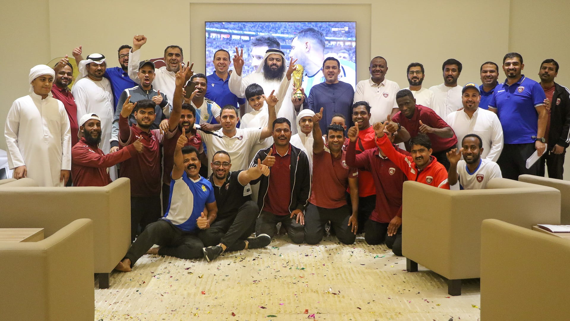 Image for the title: Al Hamriyah Club concludes its “World Cup” activities 