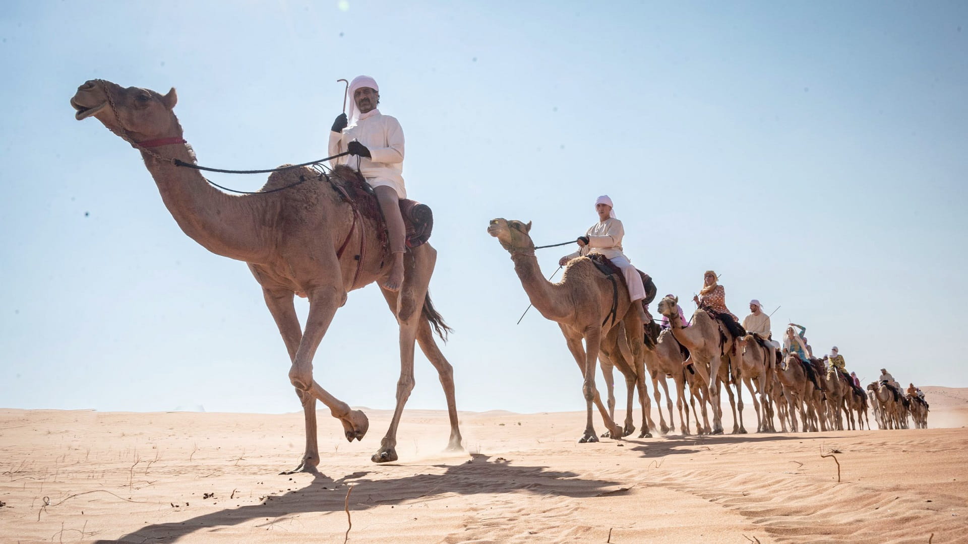 صورة بعنوان: "رحلة الهجن 9" تقطع الصحراء للوصول إلى القرية التراثية 30 ديسمبر 