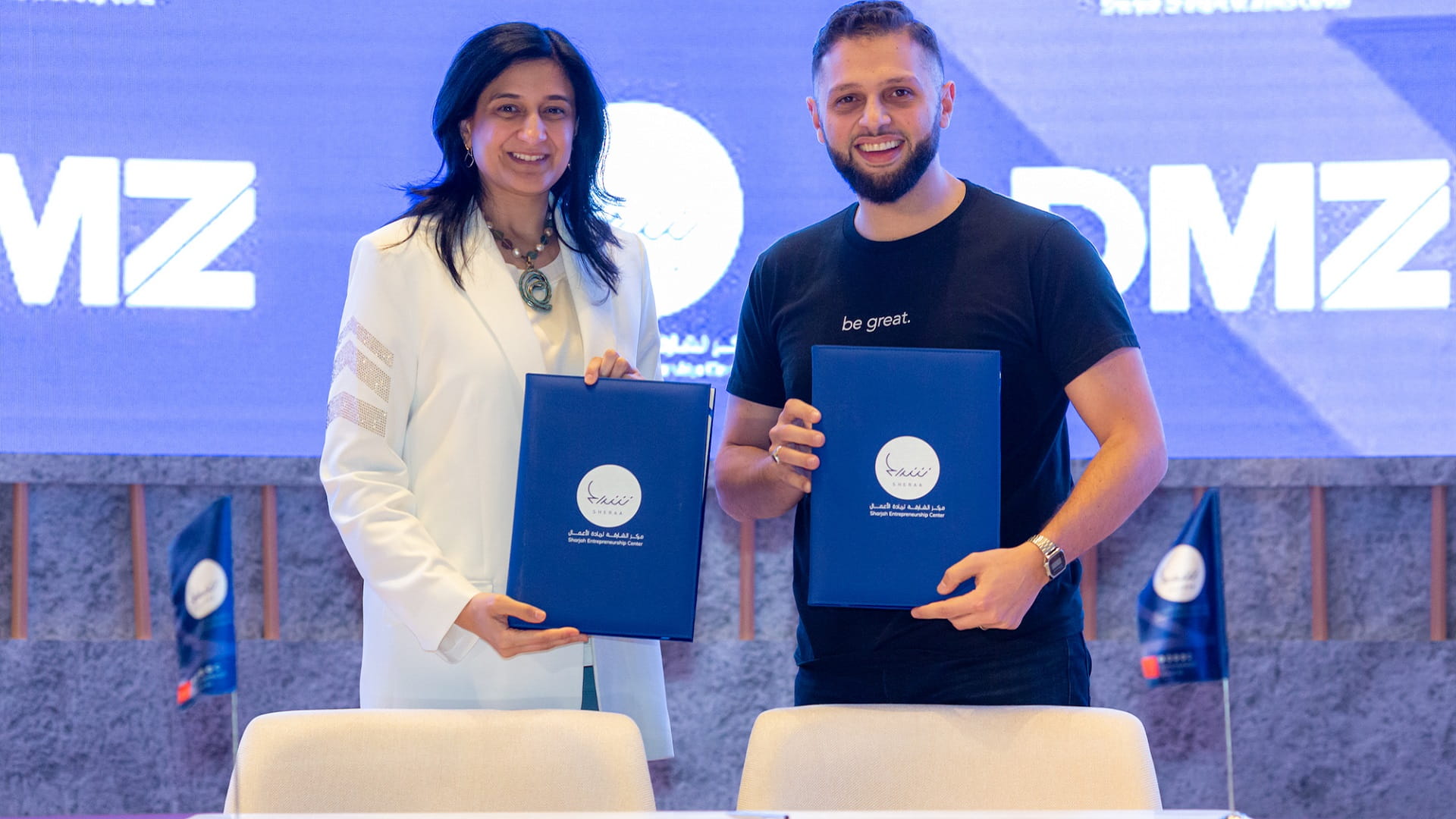 Image for the title: Sheraa, DMZ to empower Sharjah startups in North America 