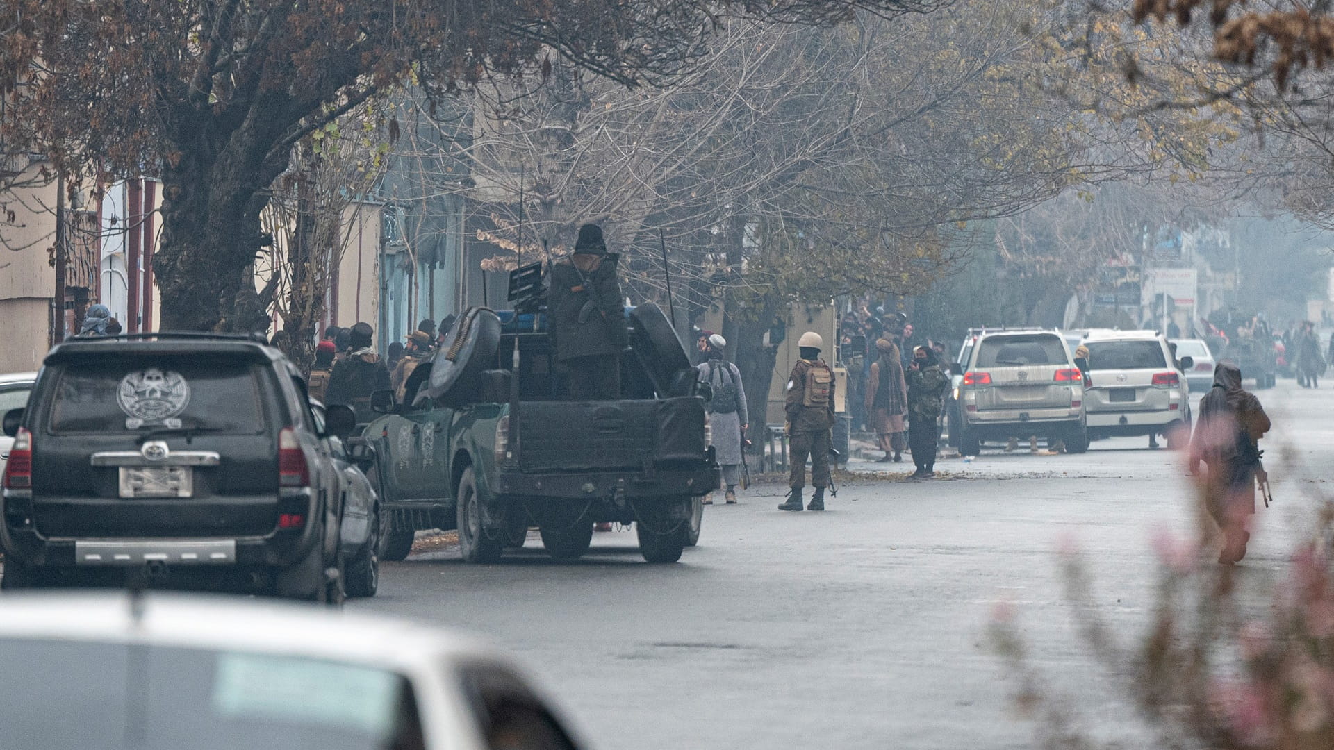 Image for the title: Several killed, wounded in blast near Kabul military airfield 