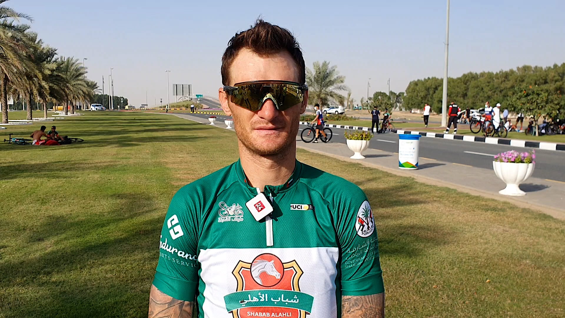 صورة بعنوان: بوليه يشيد بمستوى التنظيم الرائع لطواف الشارقة الدولي للدراجات 