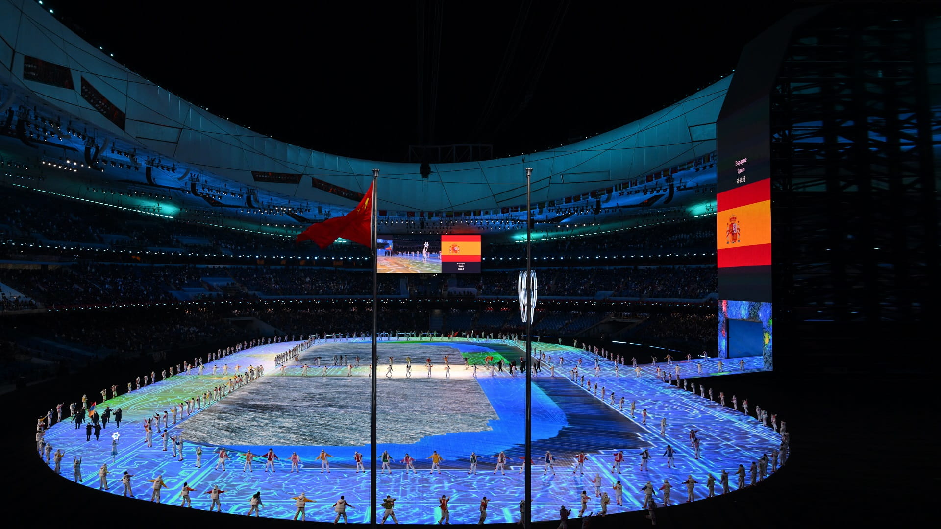 صورة بعنوان: انطلاق حفل افتتاح أولمبياد بكين الشتوي 2022 